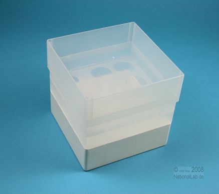 EPPi Box 128, 10, hvid, 128mm, fast, PP, 30mm