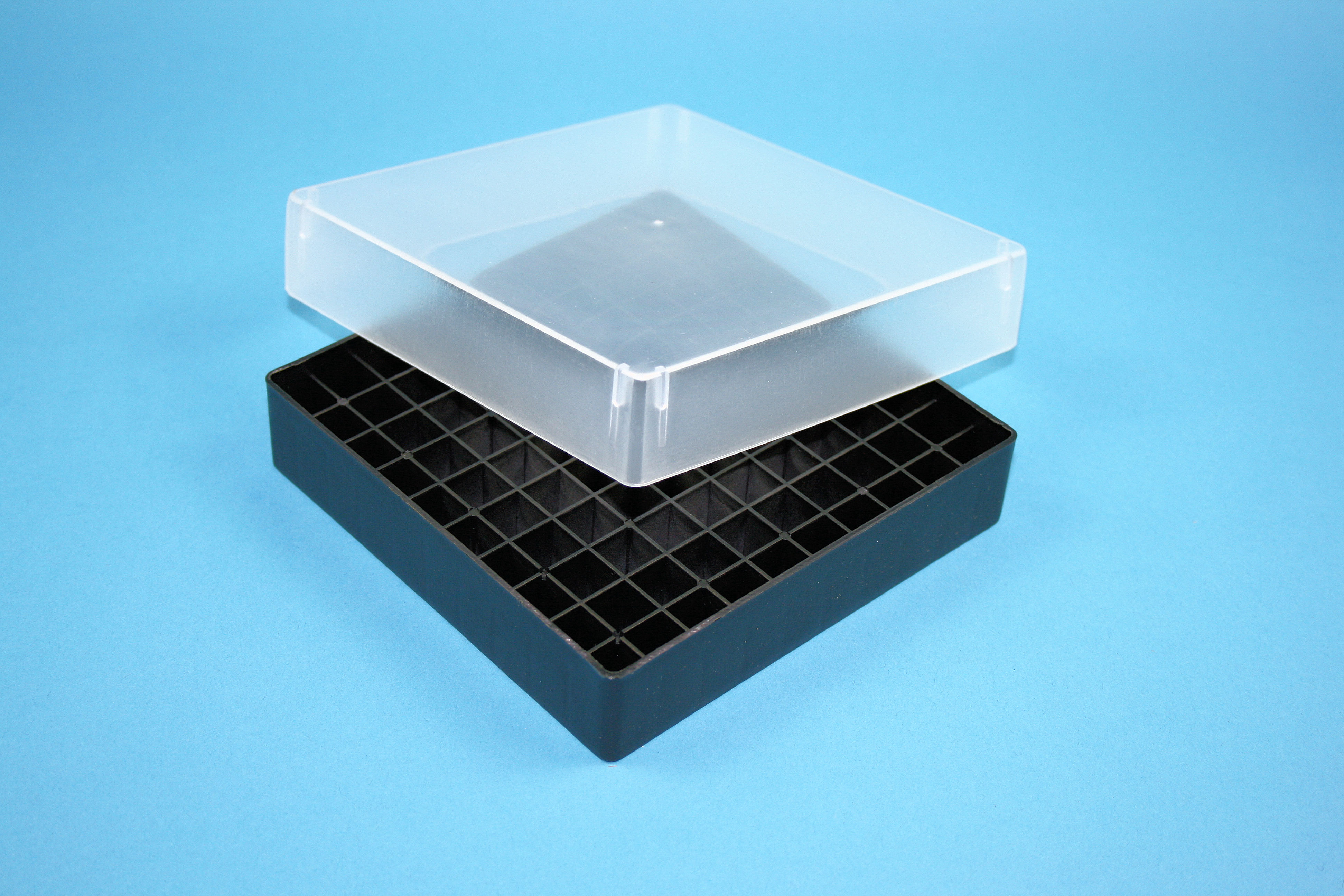 EPPi Box 37, 10x10, sort, 37mm, fast, PP, 11mm