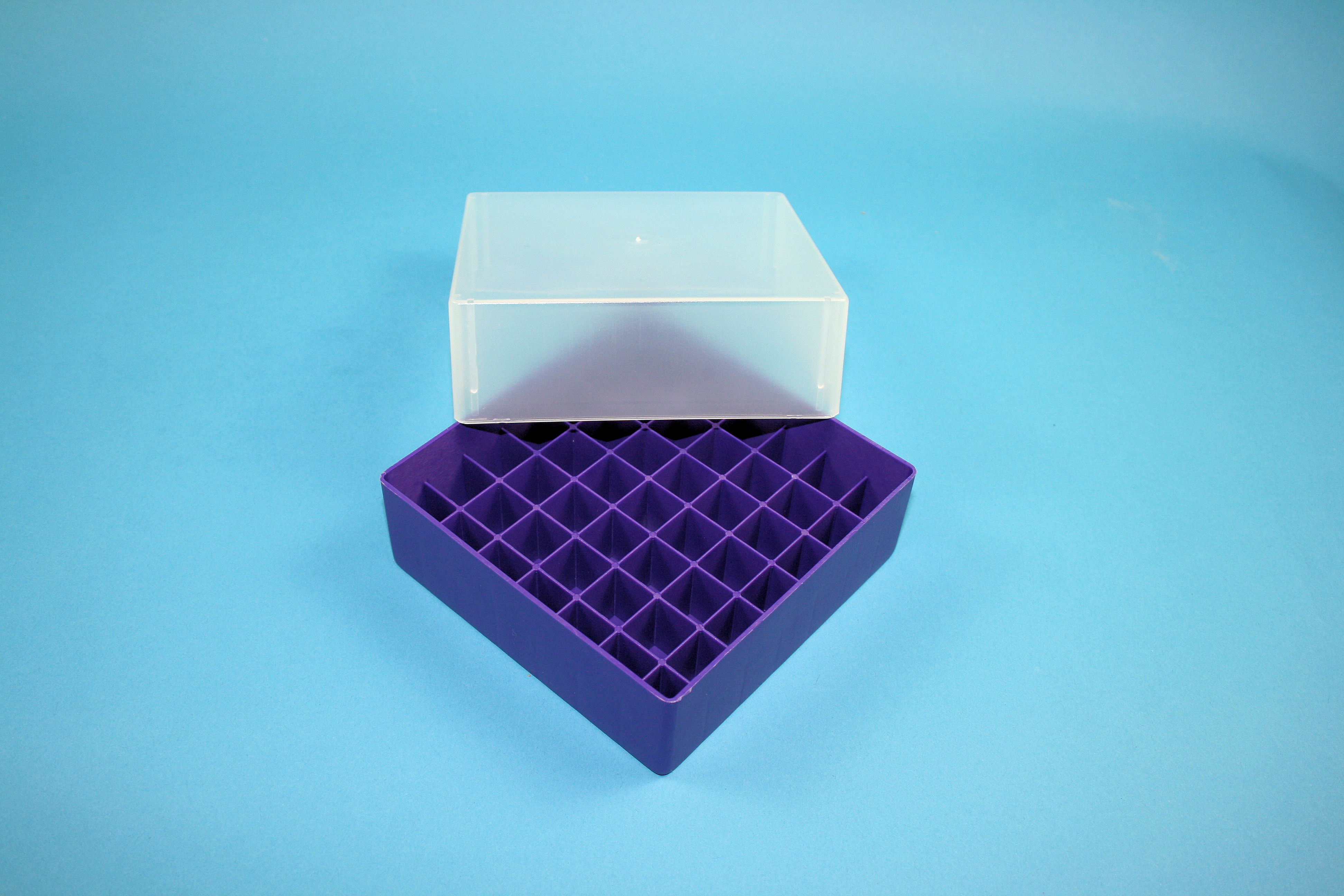 Cryo box, 130x130x75mm, 7x7, purple