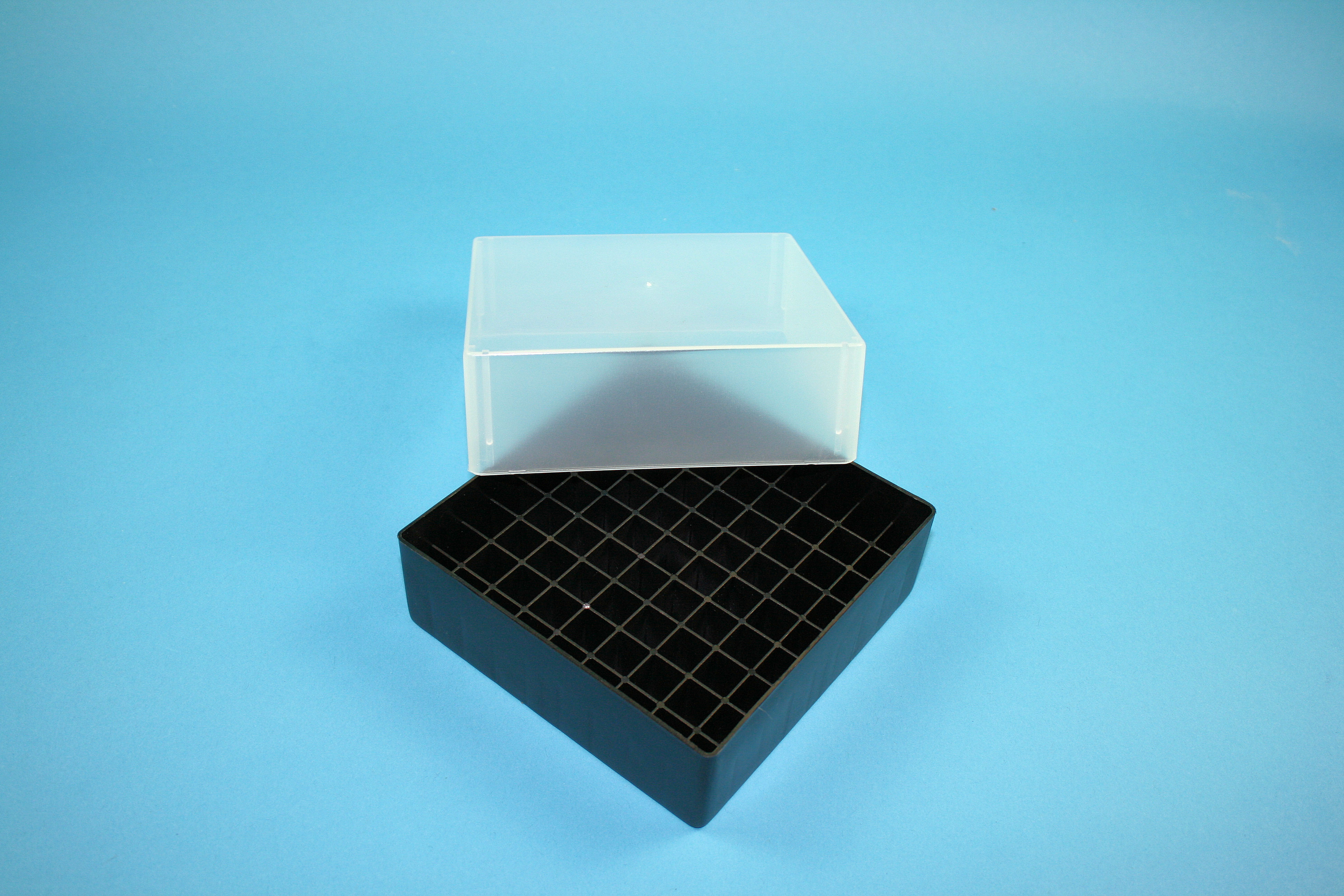 EPPi Box 75, 9x9, sort, 75mm, fast, PP, 12,5mm