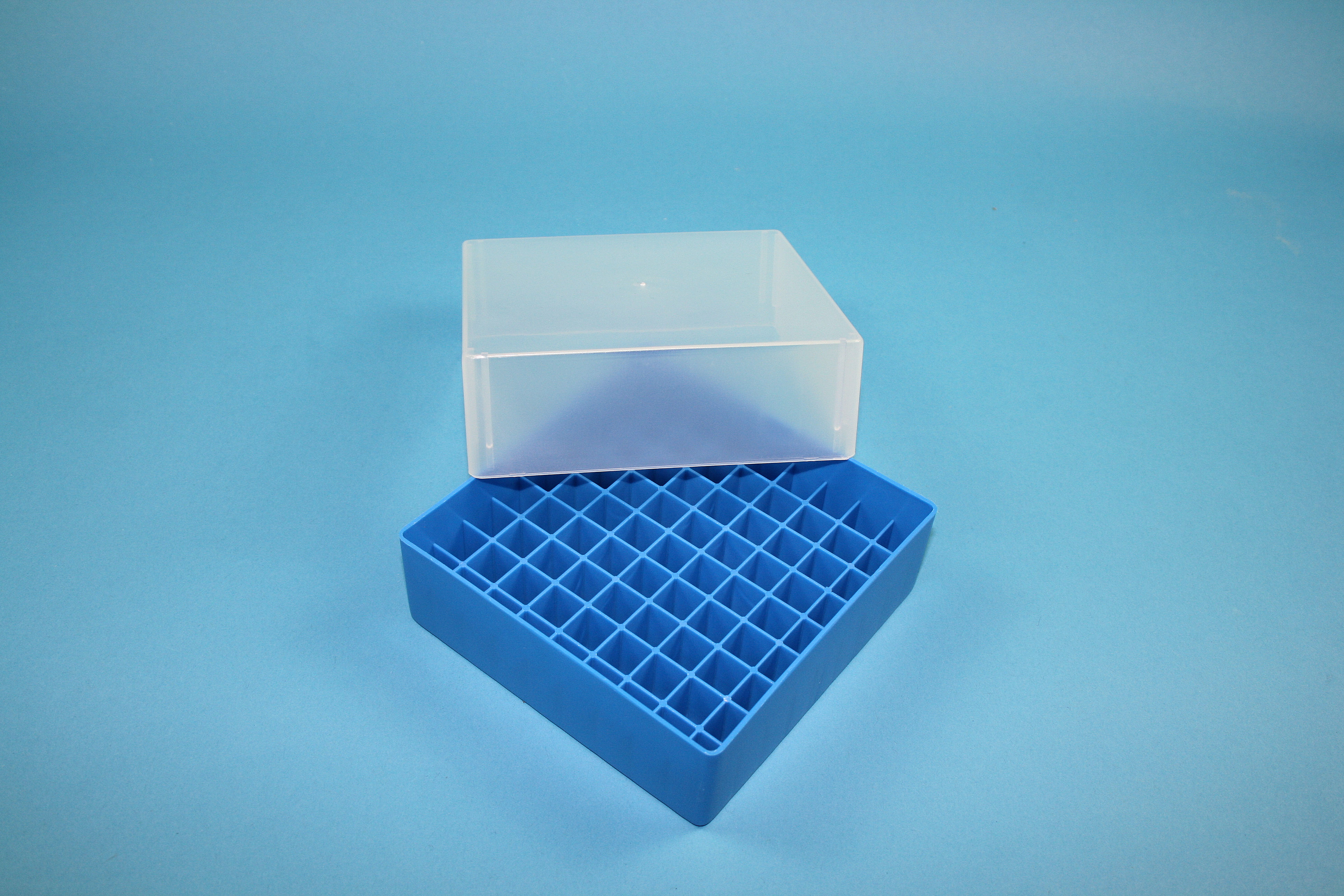 EPPi Box 75, 9x9, blå, 75mm, fast, PP, 12,5mm