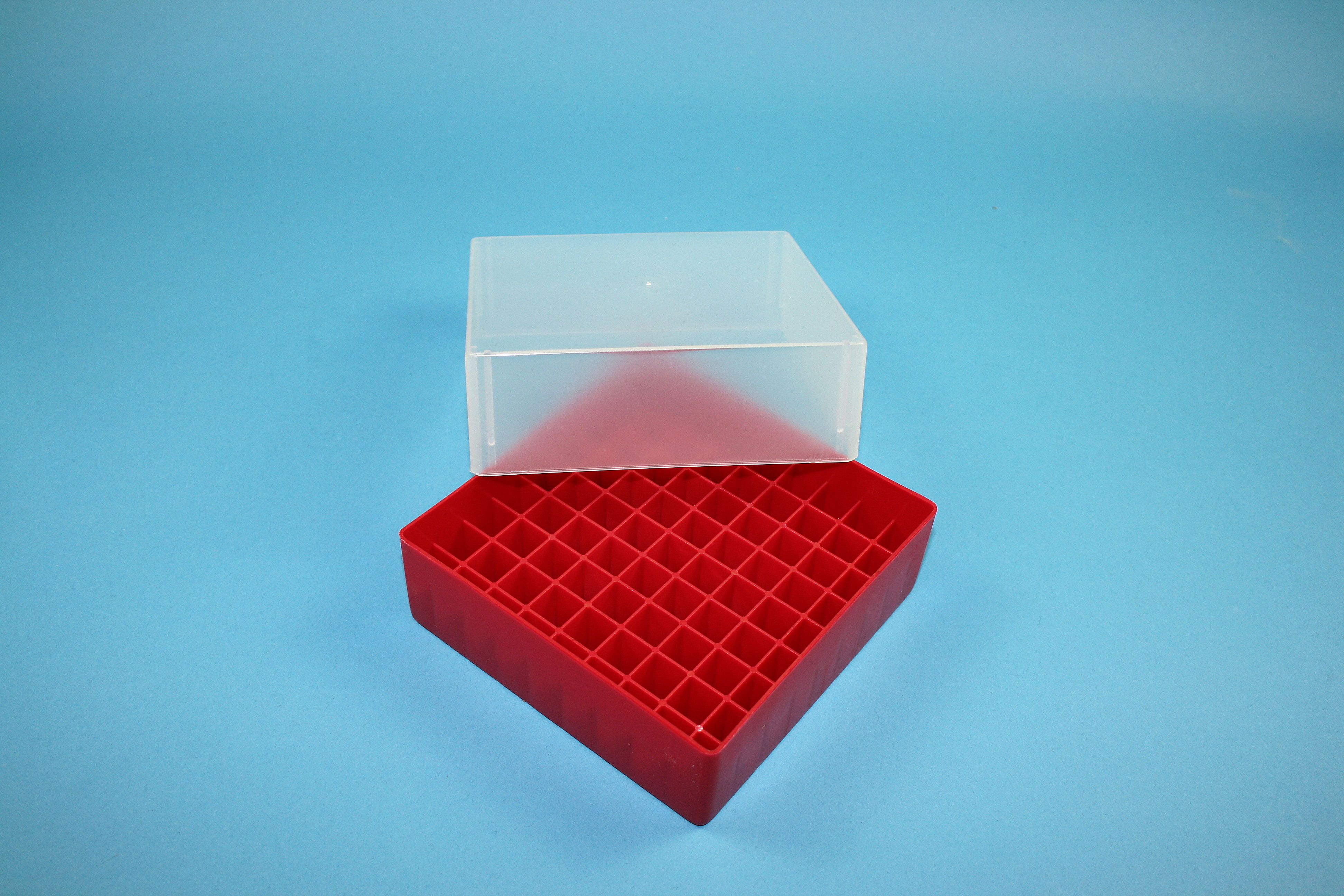 EPPi Box 75, 9x9, rød, 75mm, fast, PP, 12,5mm