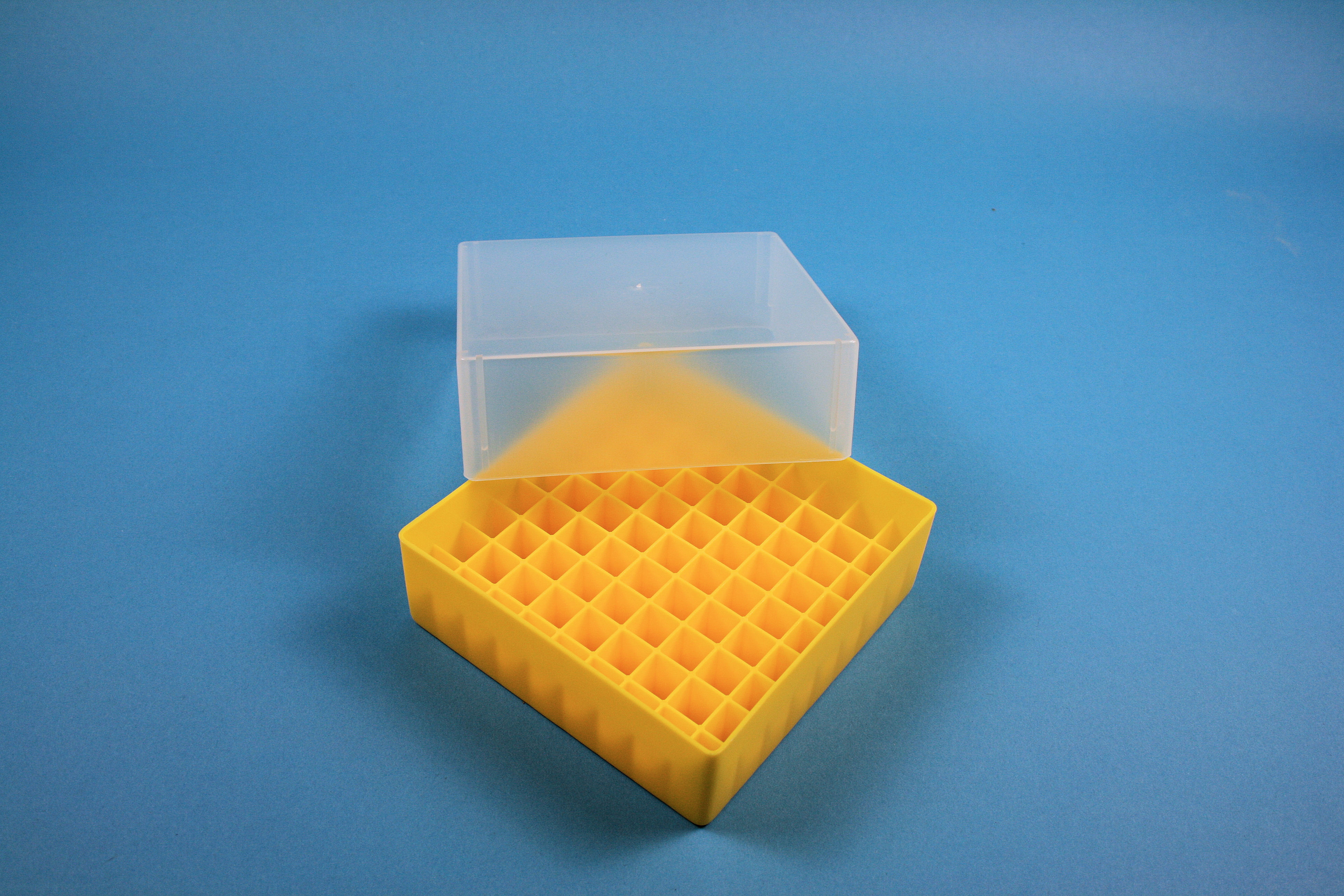 EPPi Box 75, 9x9, gul, 75mm, fast, PP, 12,5mm