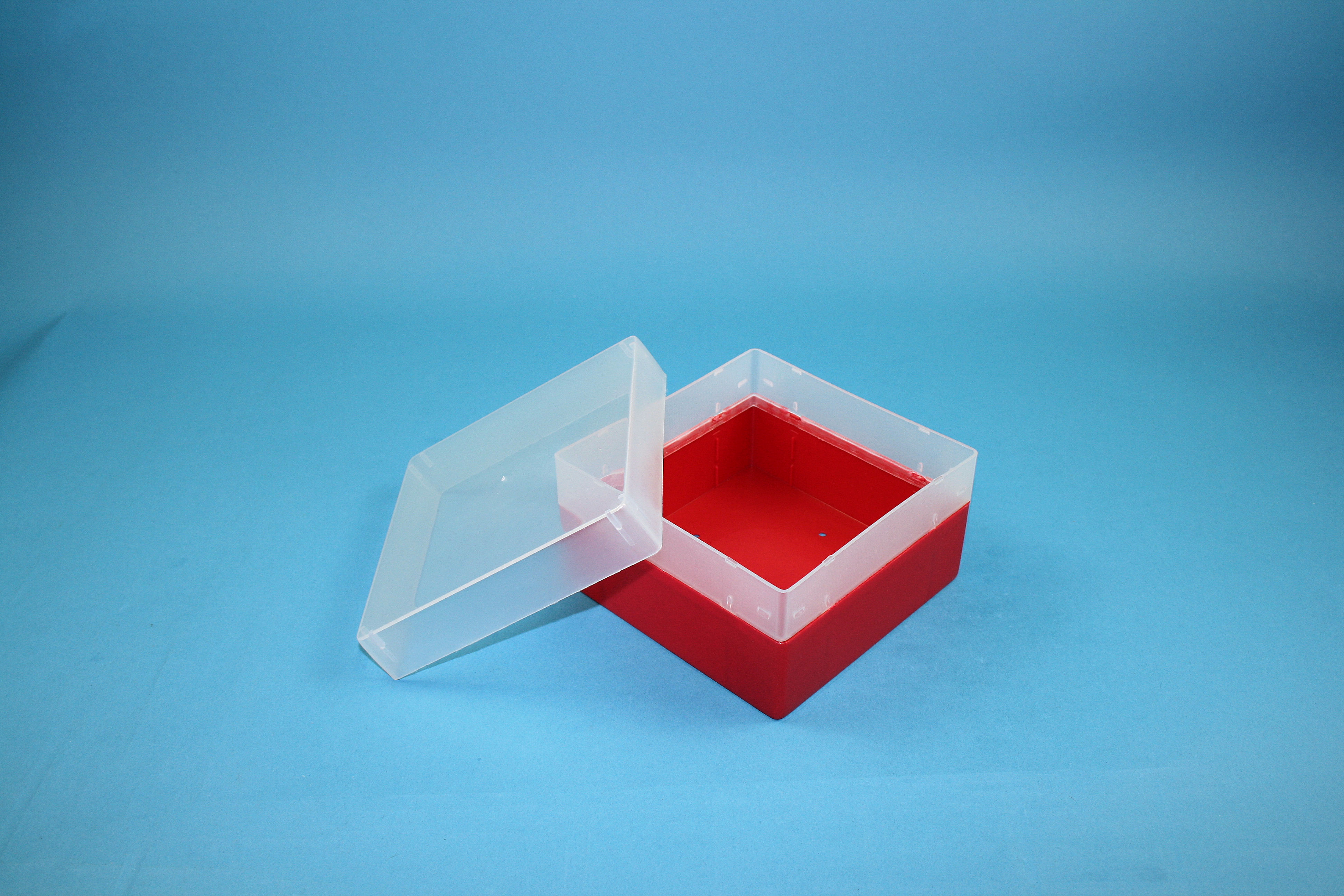 EPPi Box 80, 1x1, PP, rød, 80mm, fast