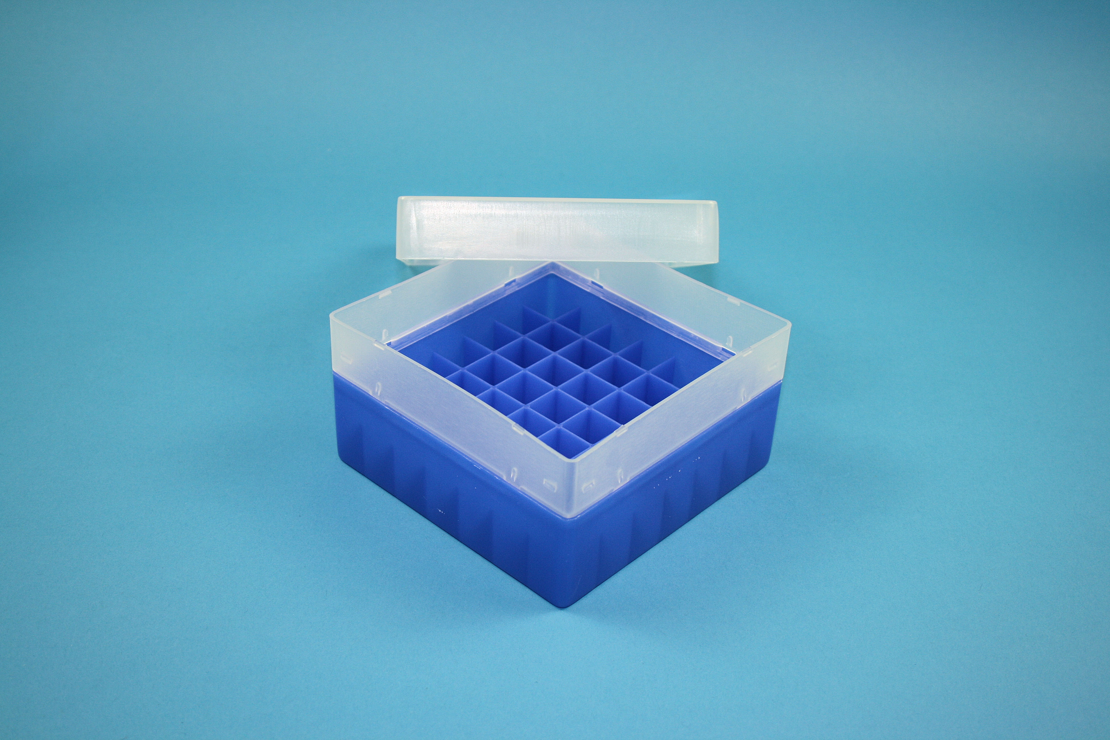 EPPi Box 80, 7x7, n-blå, 80mm, fast, PP, 16,5mm