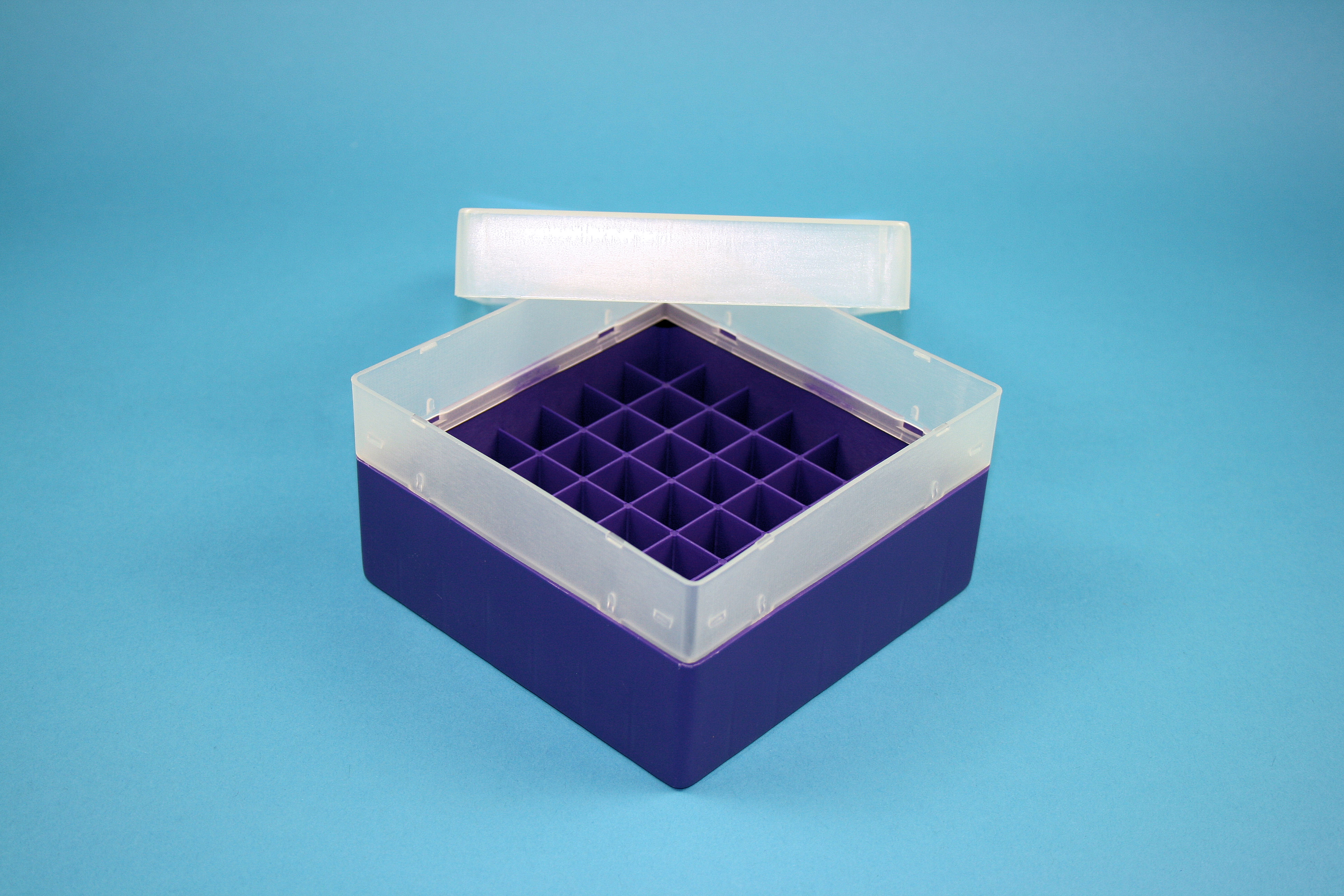 EPPi Box 80, 7x7, lilla, 80mm, fast, PP, 16,5mm