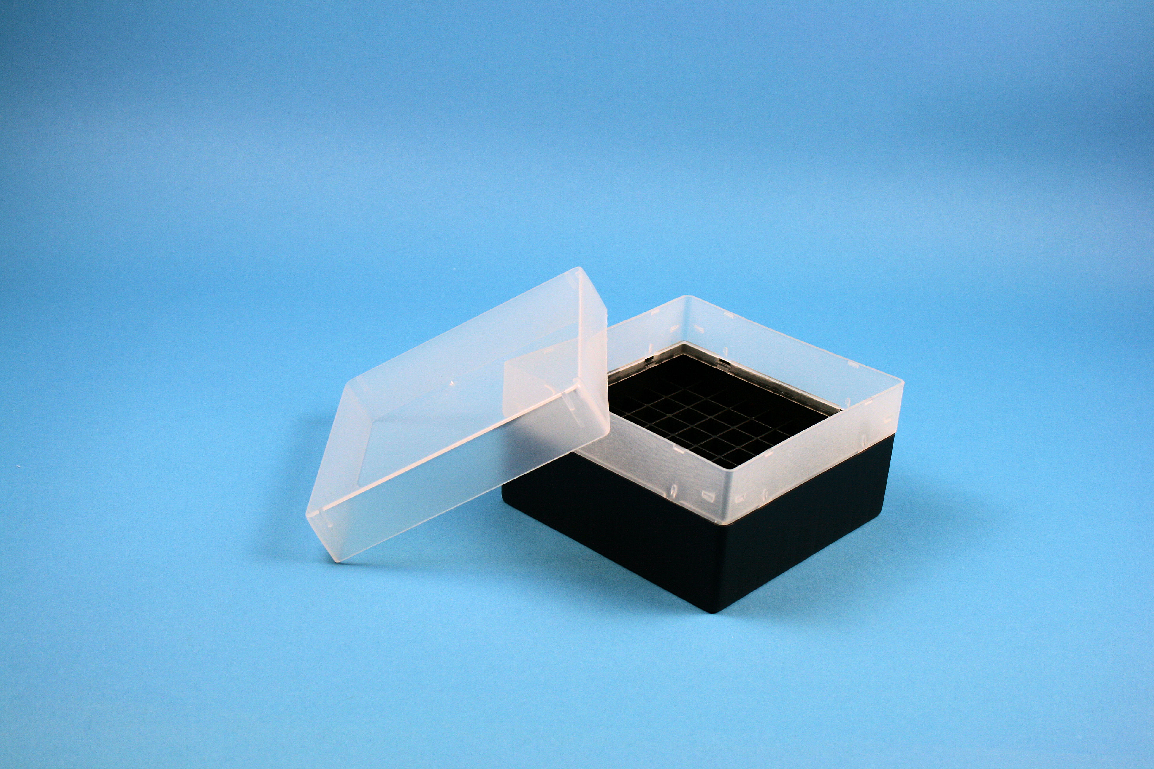 EPPi Box 80, 9x9, sort, 80mm, fast, PP, 12,5mm