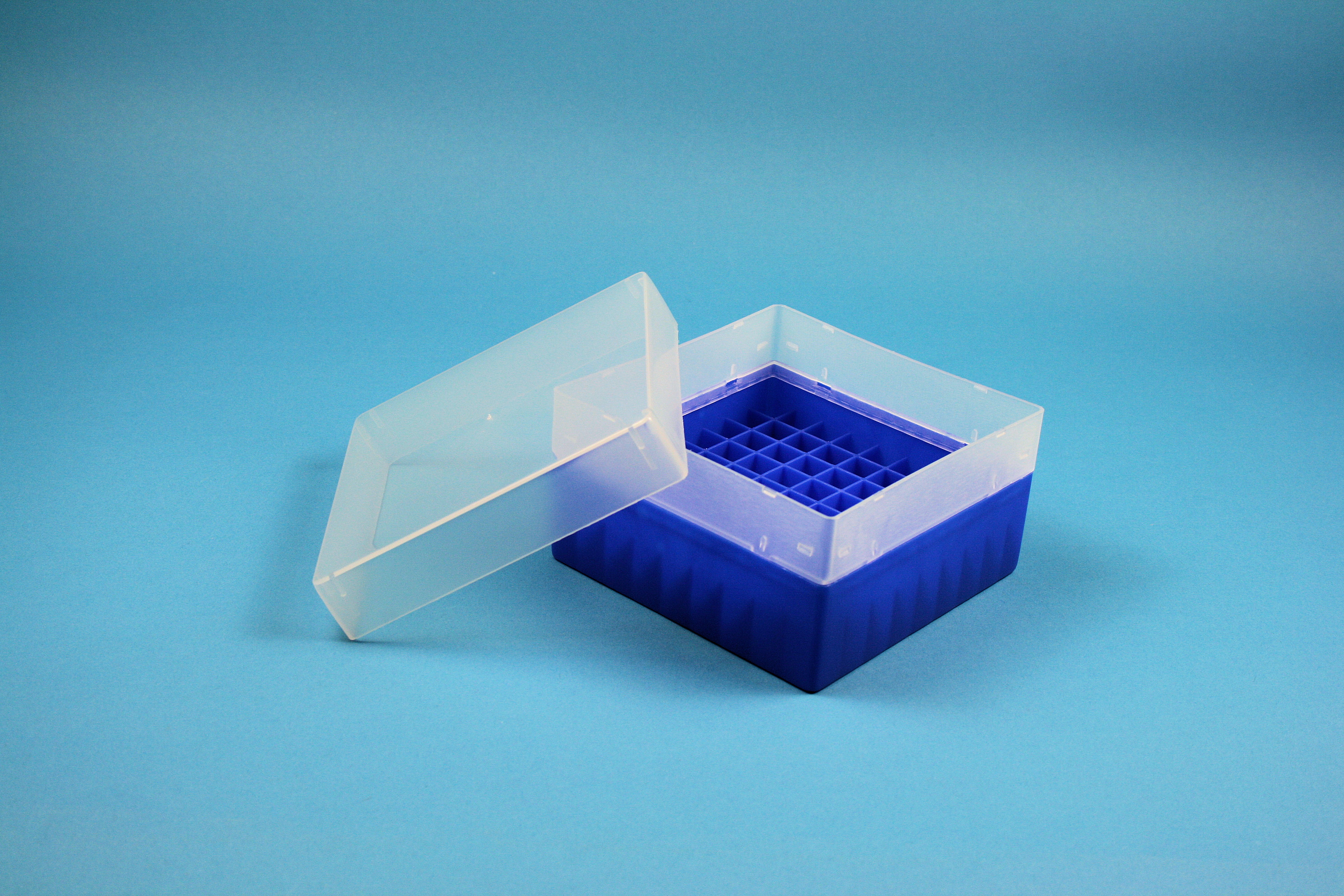 EPPi Box 80, 9x9, n-blå, 80mm, fast, PP, 12,5mm