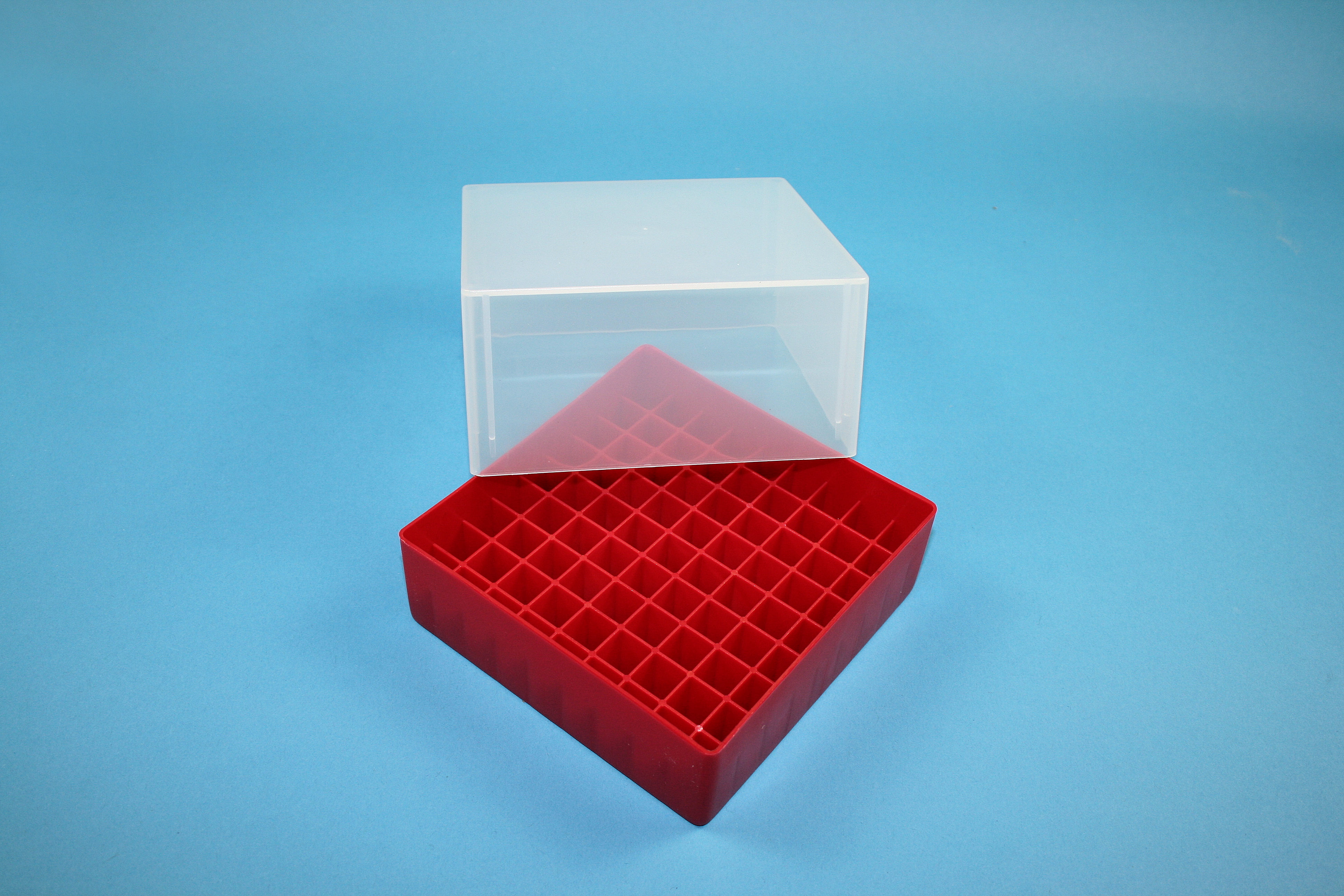 EPPi Box 95, 9x9, rød, 95mm, fast, PP, 12,5mm