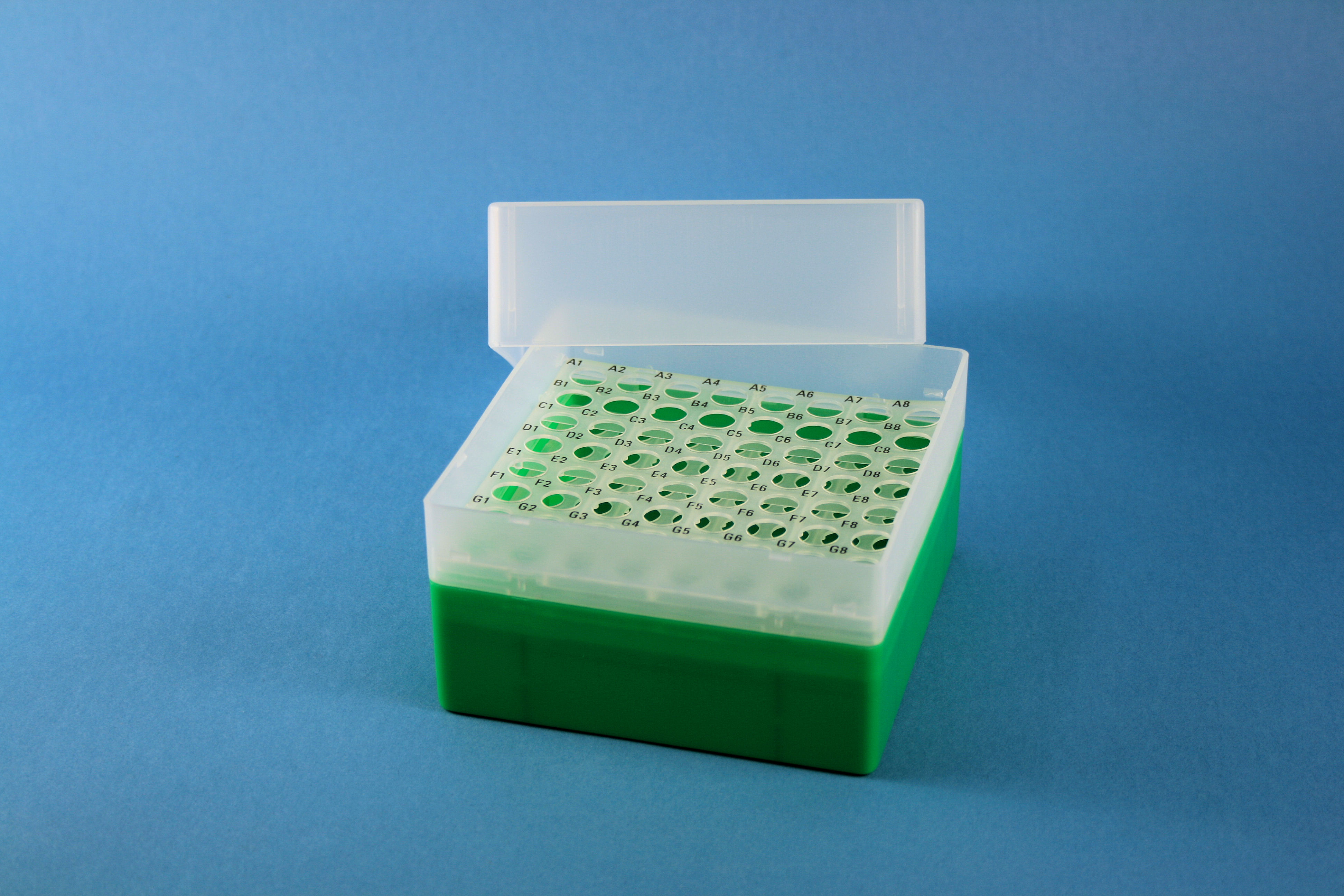 EPPi Box 102, 8x8, grøn, 102mm, fast, PP, 11mm