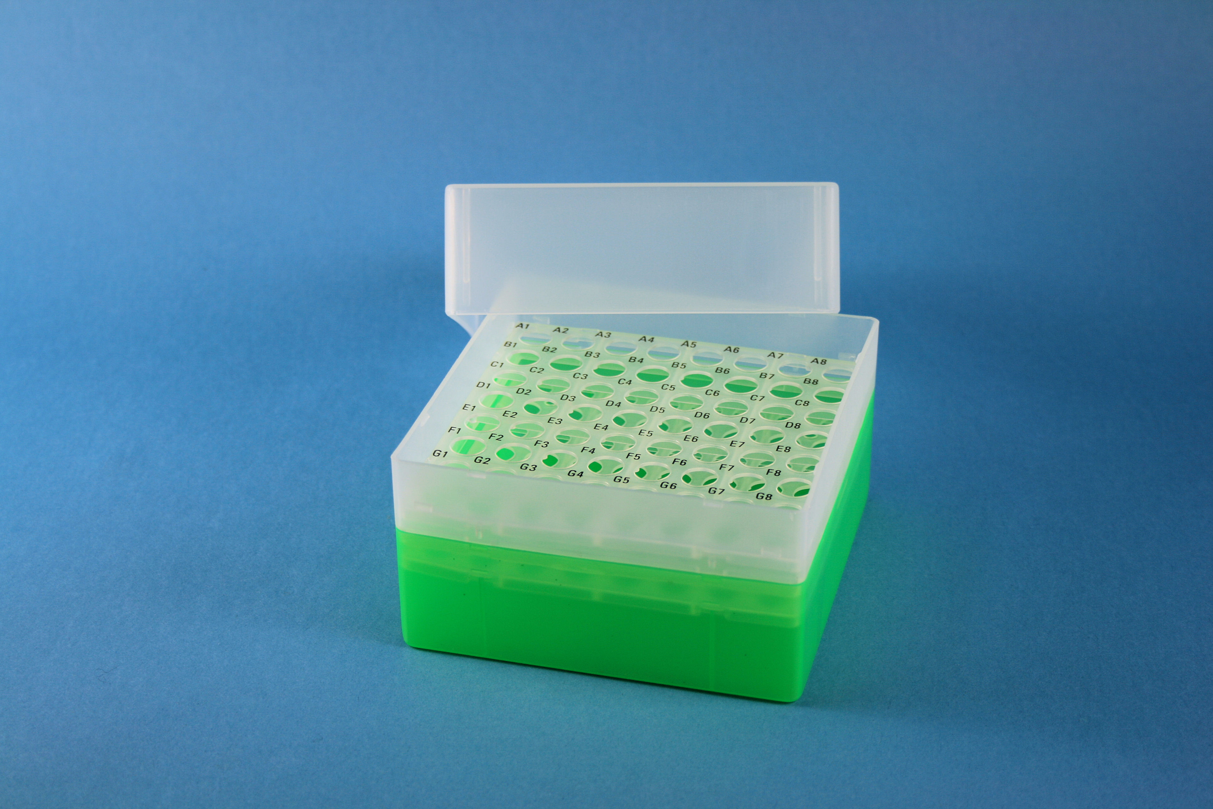 EPPi Box 102, 8x8, n-grøn, 102mm, fast, PP, 11mm