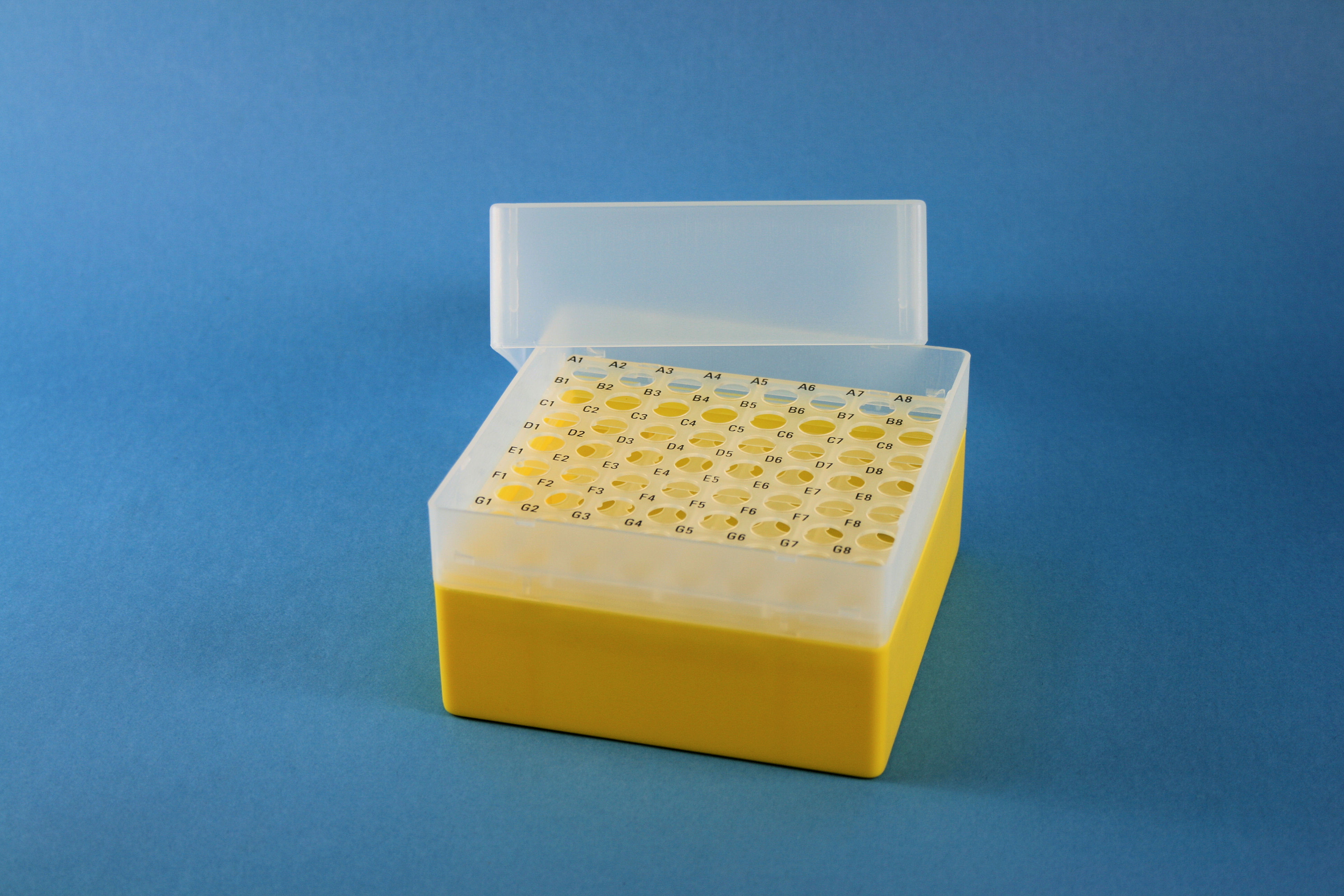 EPPi Box 102, 8x8, gul, 102mm, fast, PP, 11mm