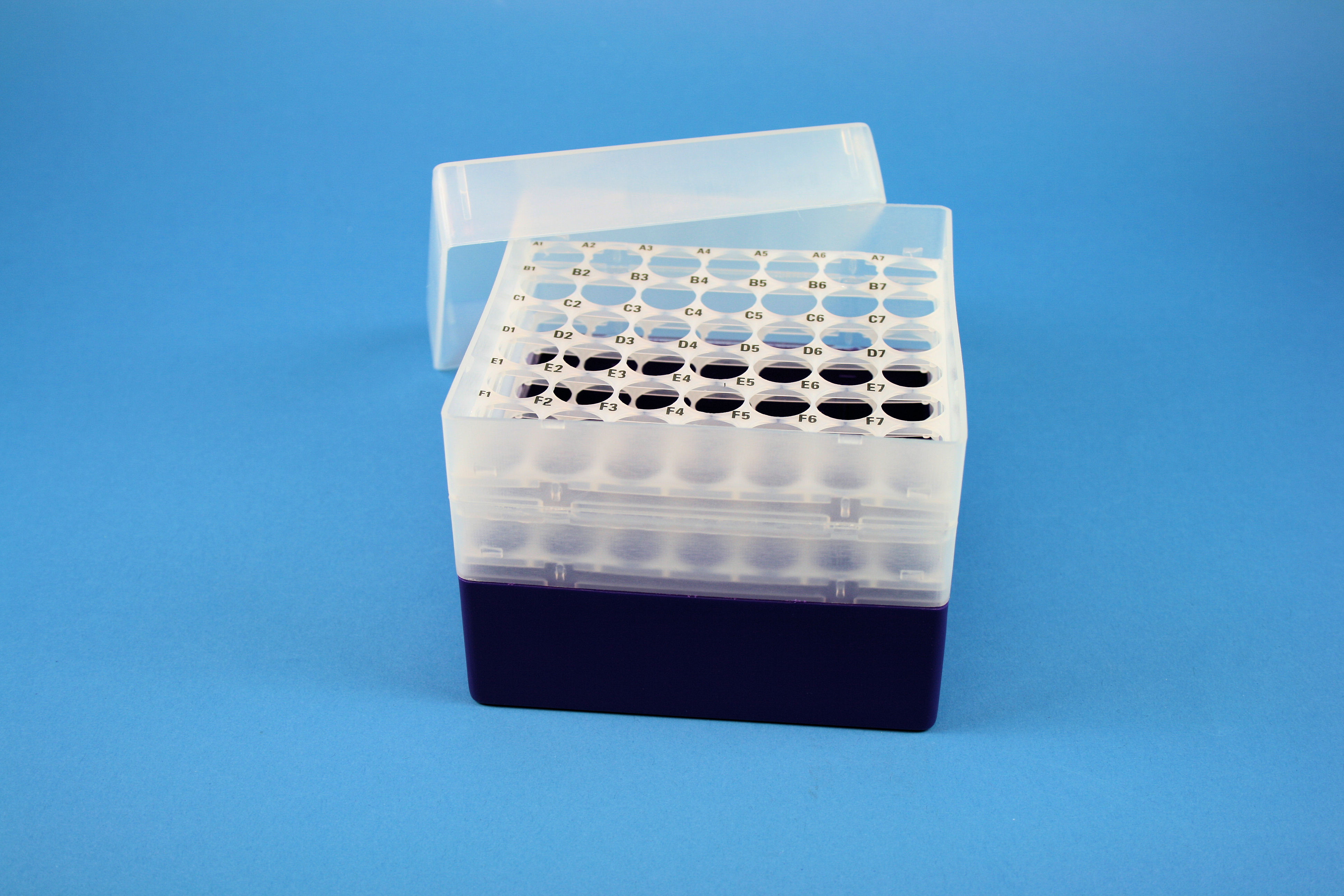 EPPi Box 105, 7x7, lilla, 105mm, fast, PP, 16,5mm