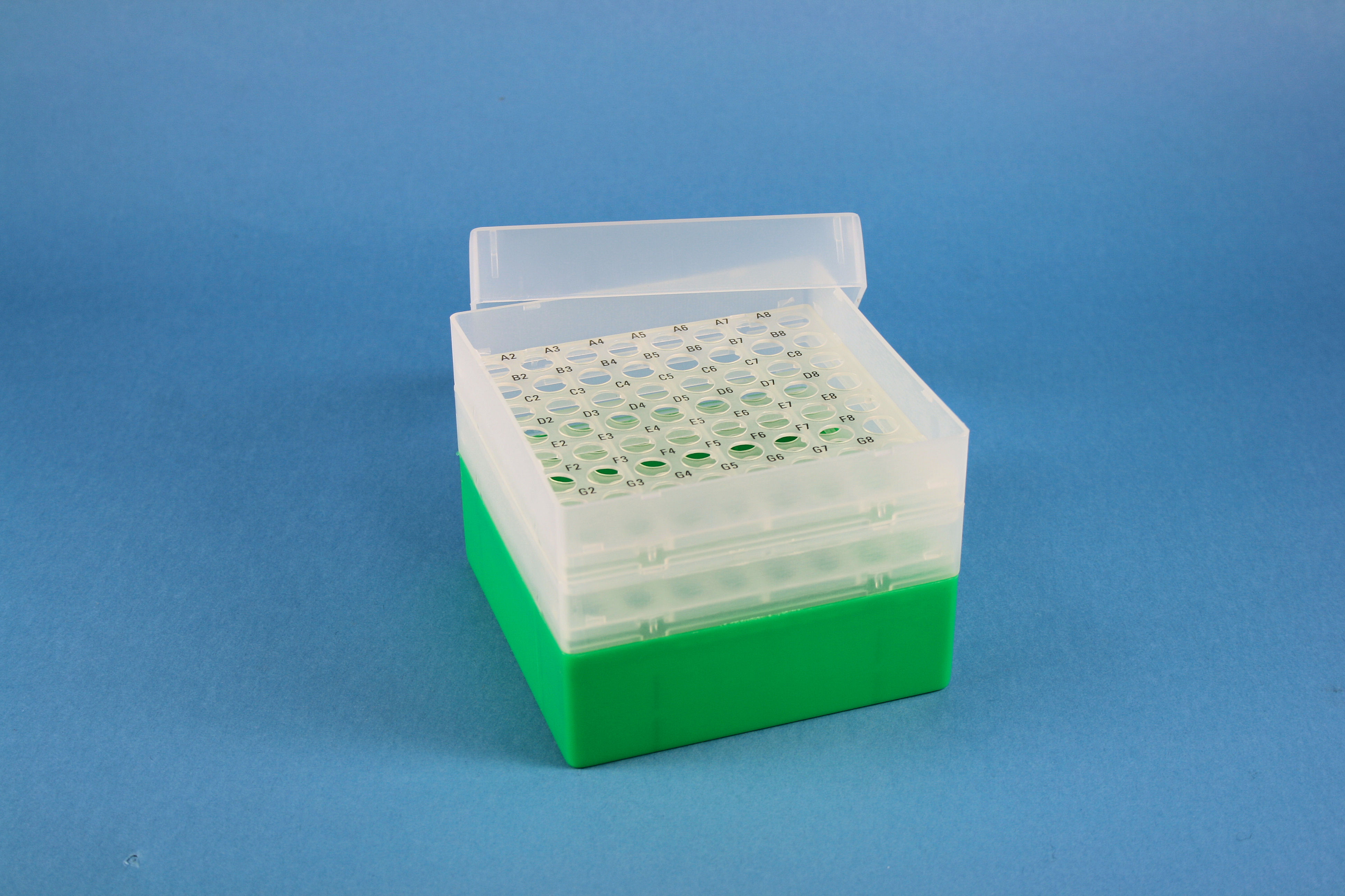 EPPi Box 105, 8x8, grøn, 105mm, fast, PP, 11mm