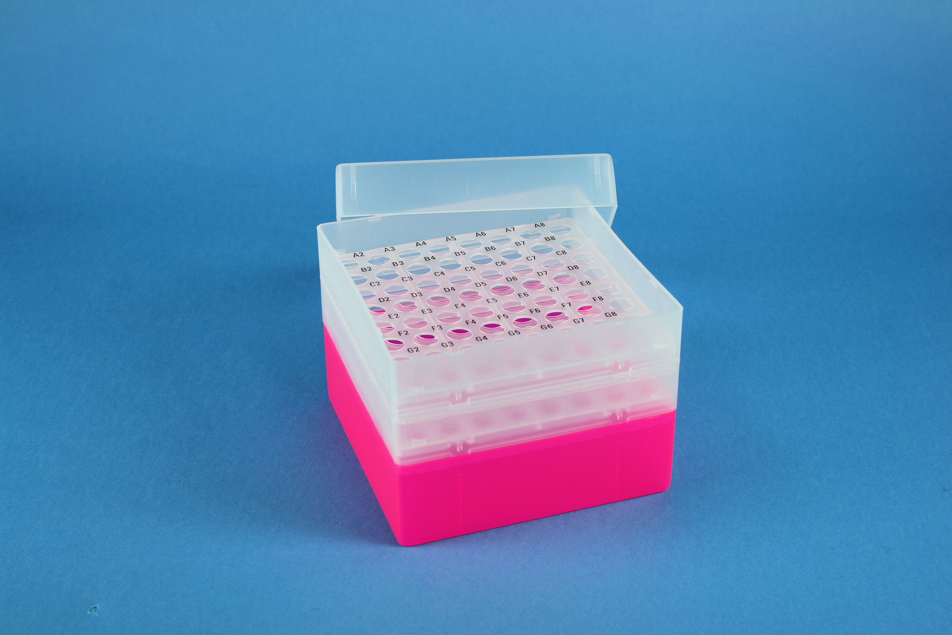 EPPi Box 105, 8x8, n-pink, 105mm, fast, PP, 11mm