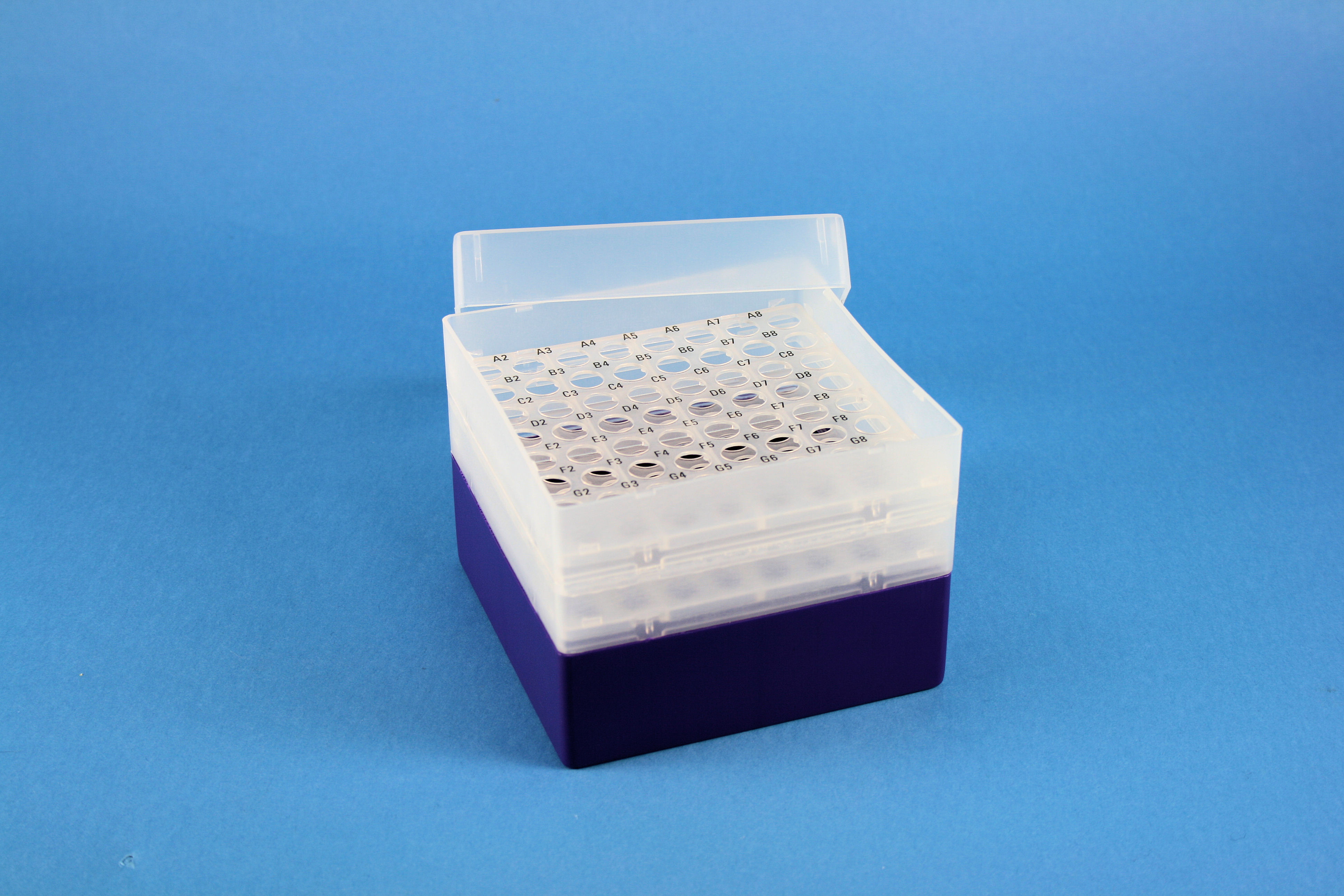 EPPi Box 105, 8x8, lilla, 105mm, fast, PP, 11mm