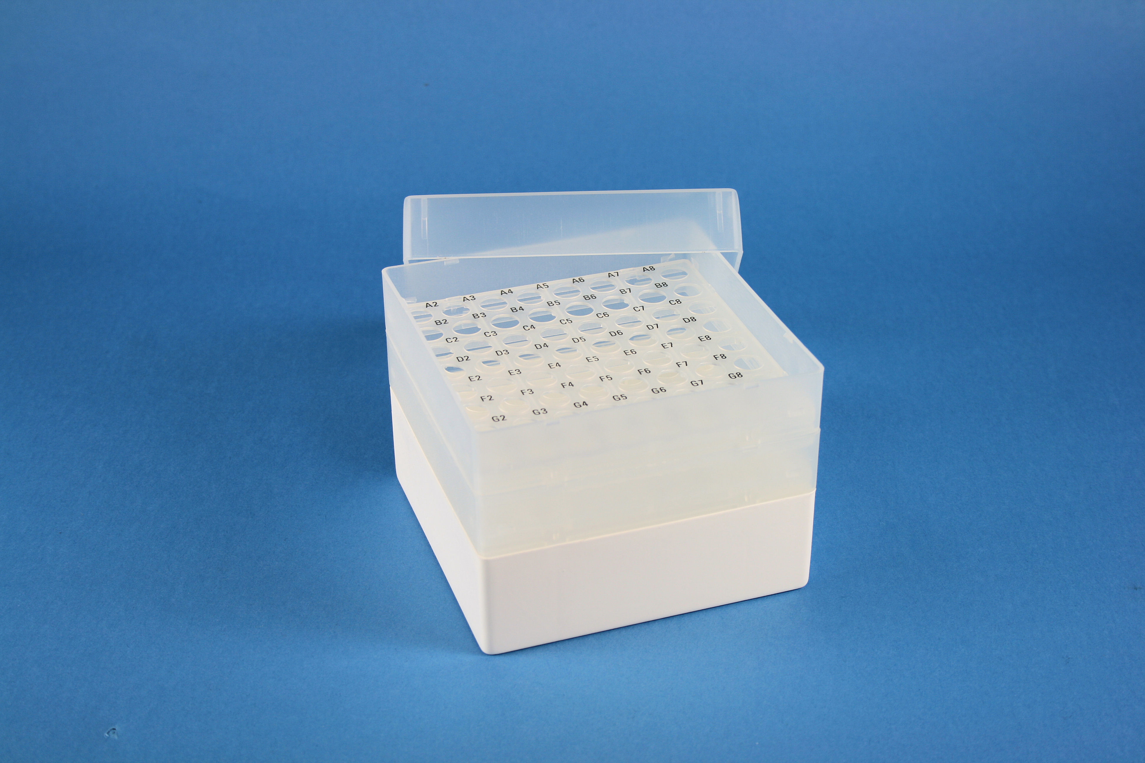 EPPi Box 105, 8x8, hvid, 105mm, fast, PP, 11mm