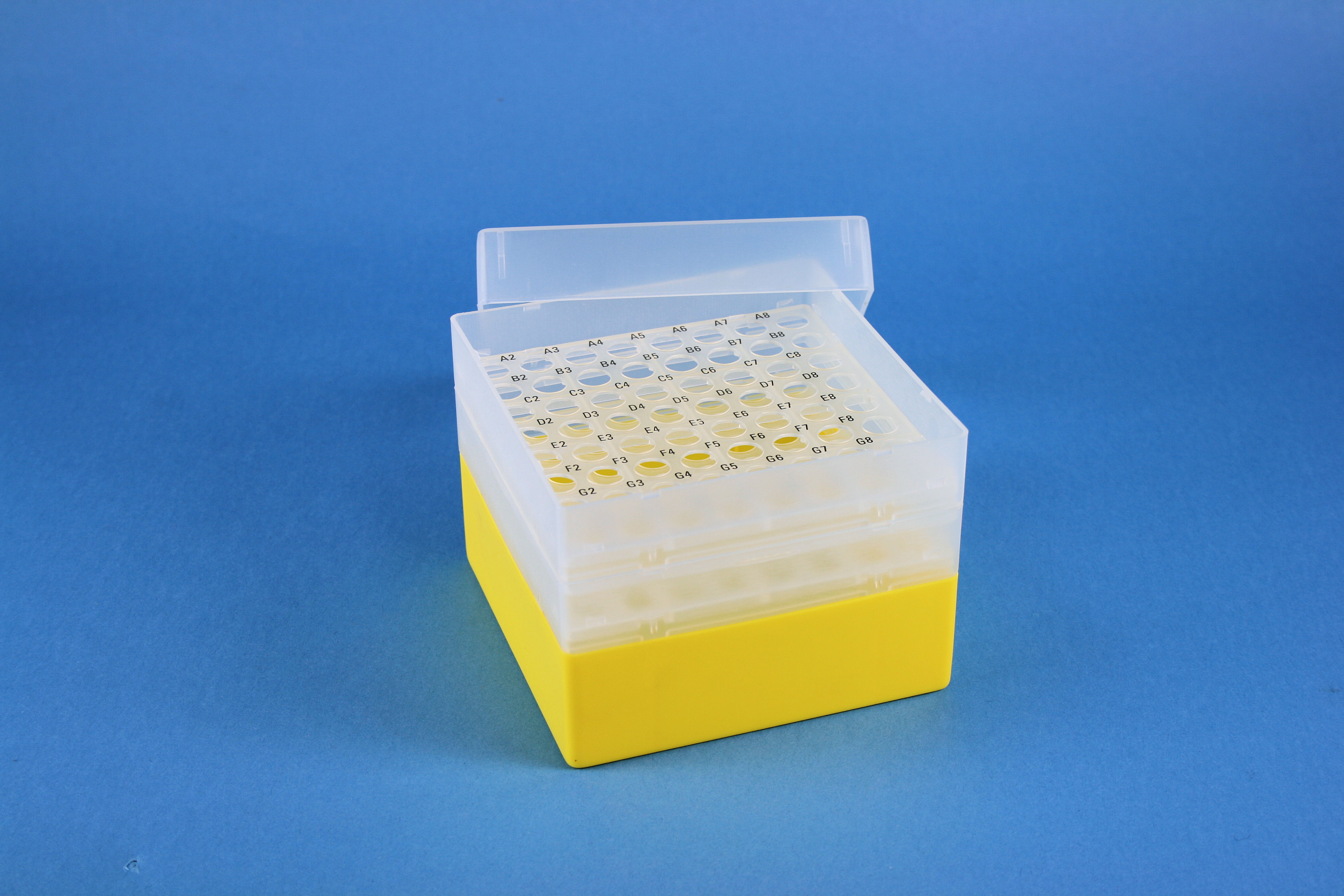 EPPi Box 105, 8x8, gul, 105mm, fast, PP, 11mm