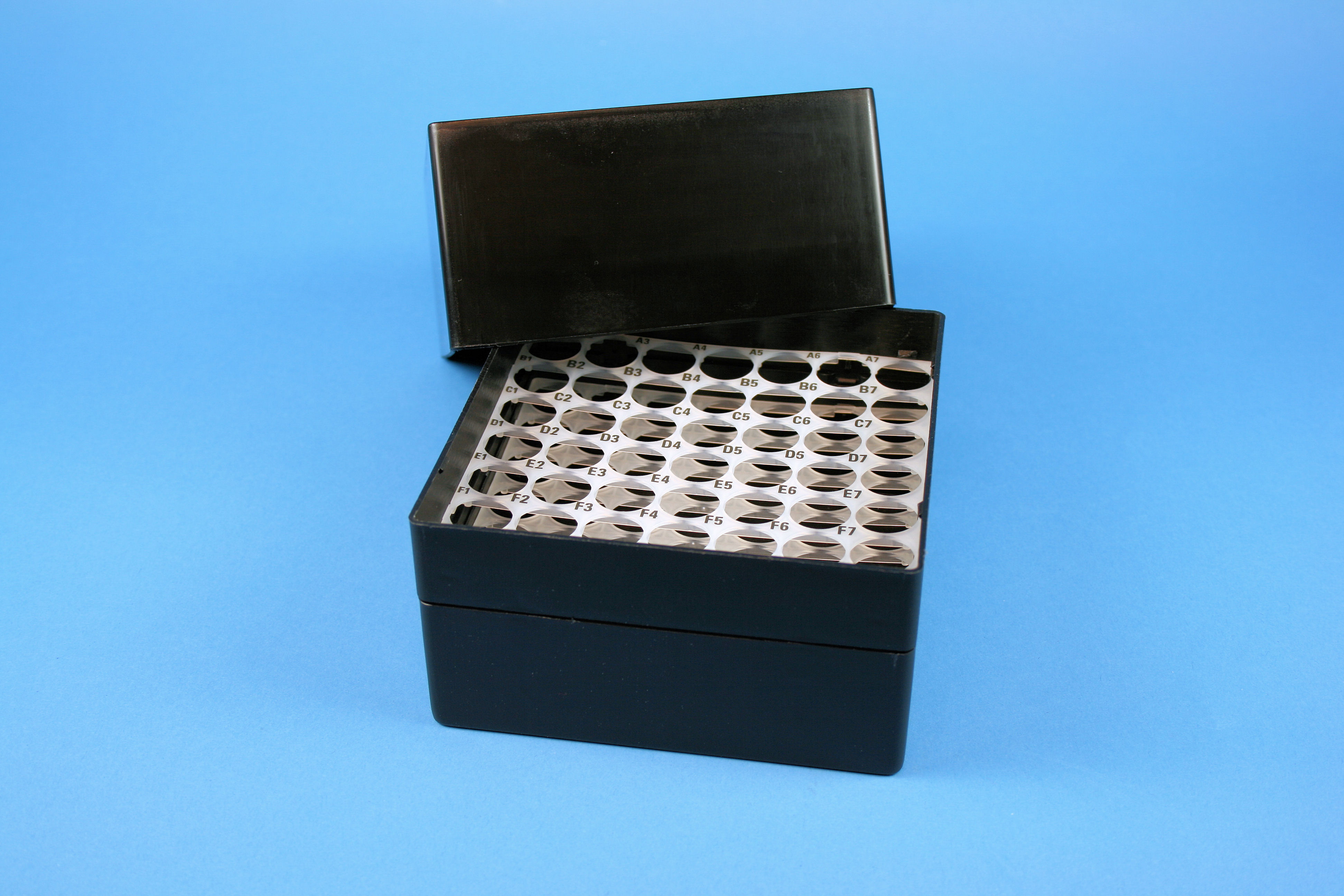 EPPi Box 122, 7x7, sort/sort, 122mm, fast, PP, 16,