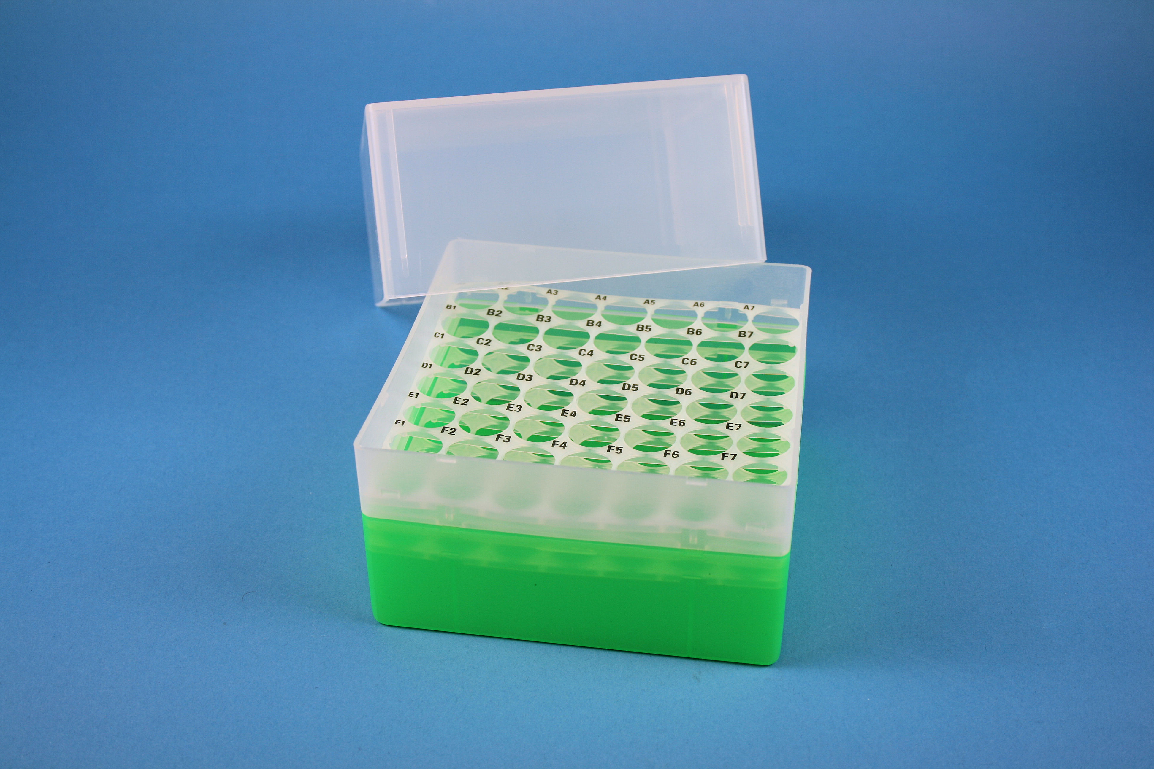 EPPi Box 122, 7x7, n-grøn, 122mm, fast, PP, 16,5mm