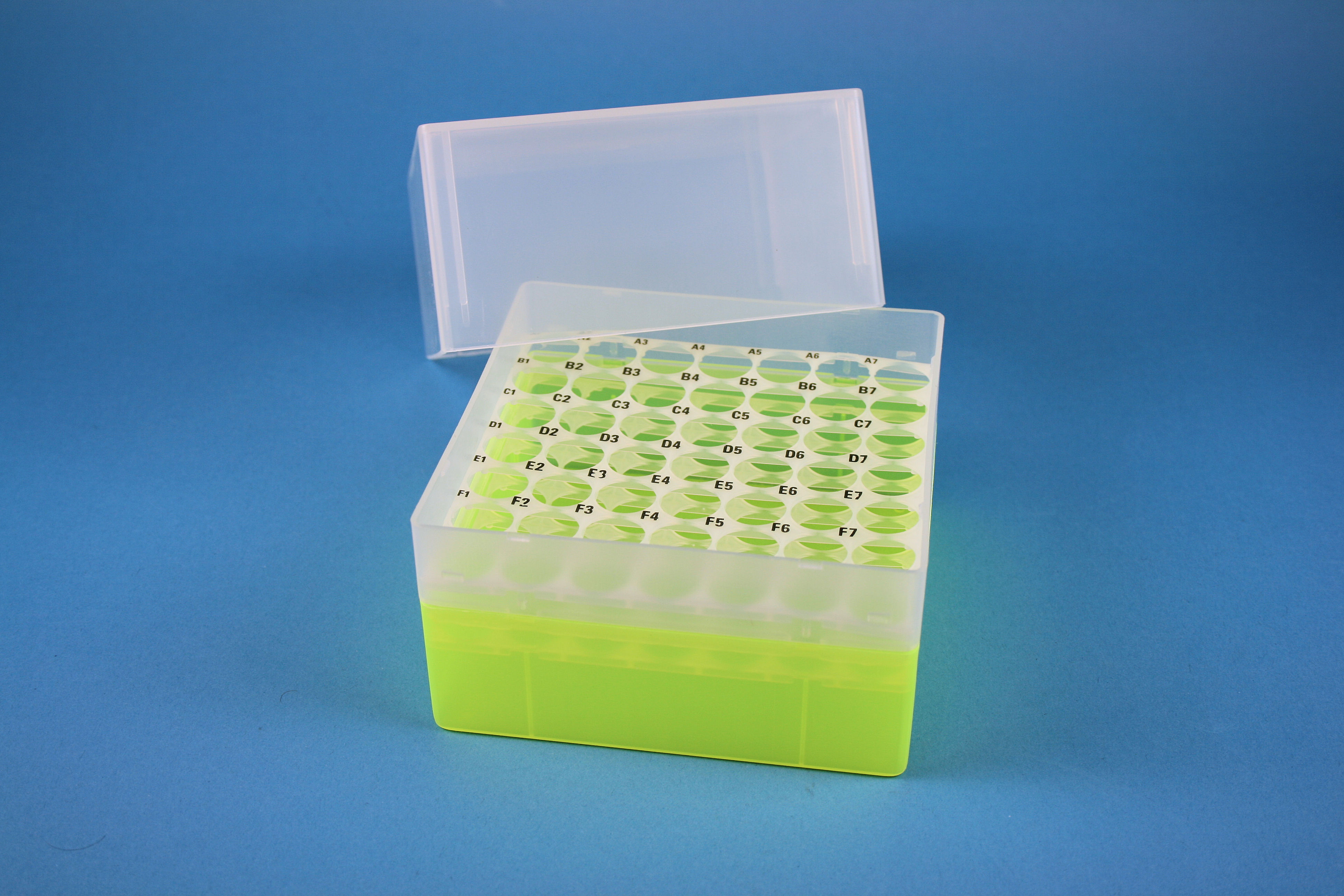 EPPi Box 122, 7x7, n-gul, 122mm, fast, PP, 16,5mm