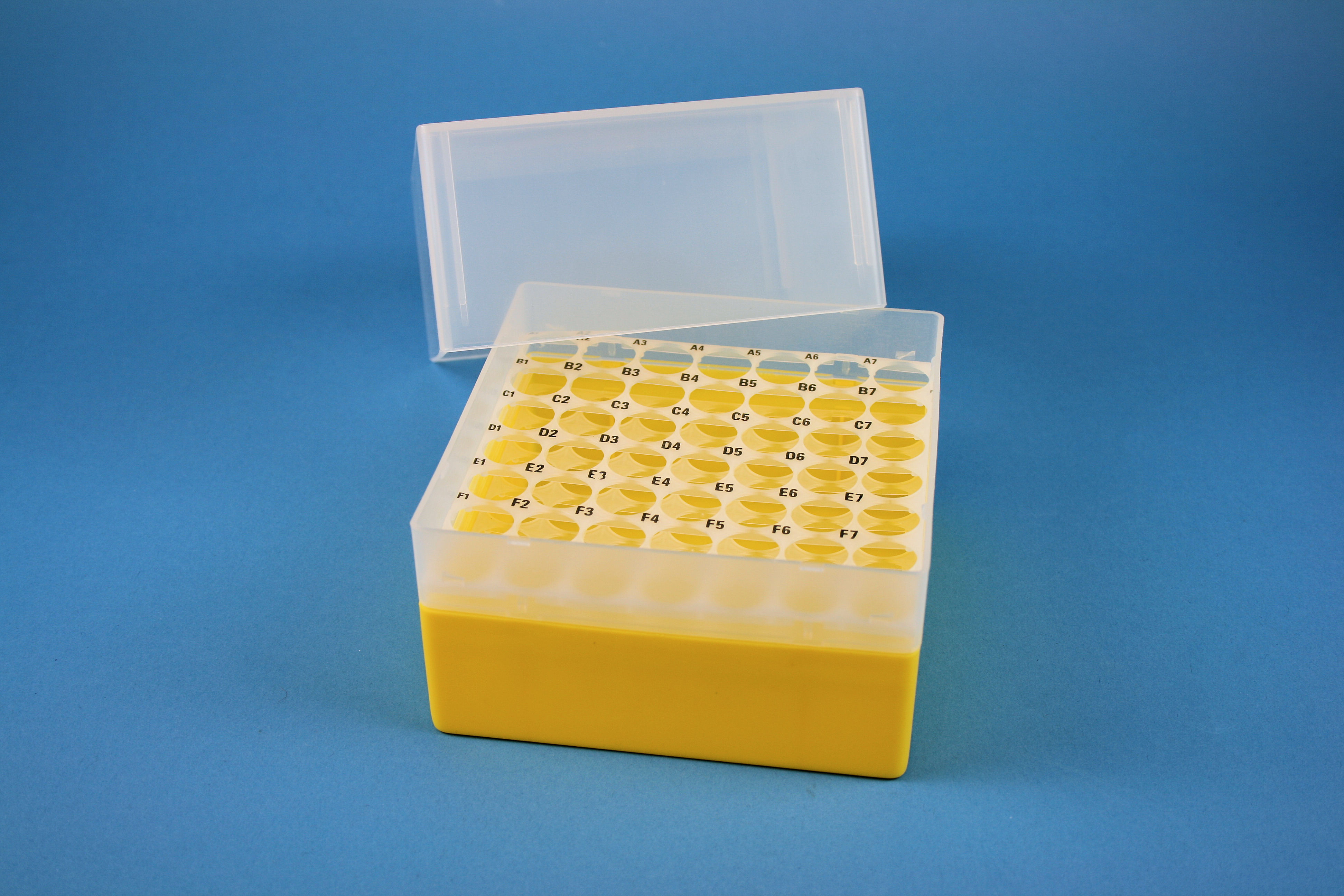 EPPi Box 122, 7x7, gul, 122mm, fast, PP, 16,5mm