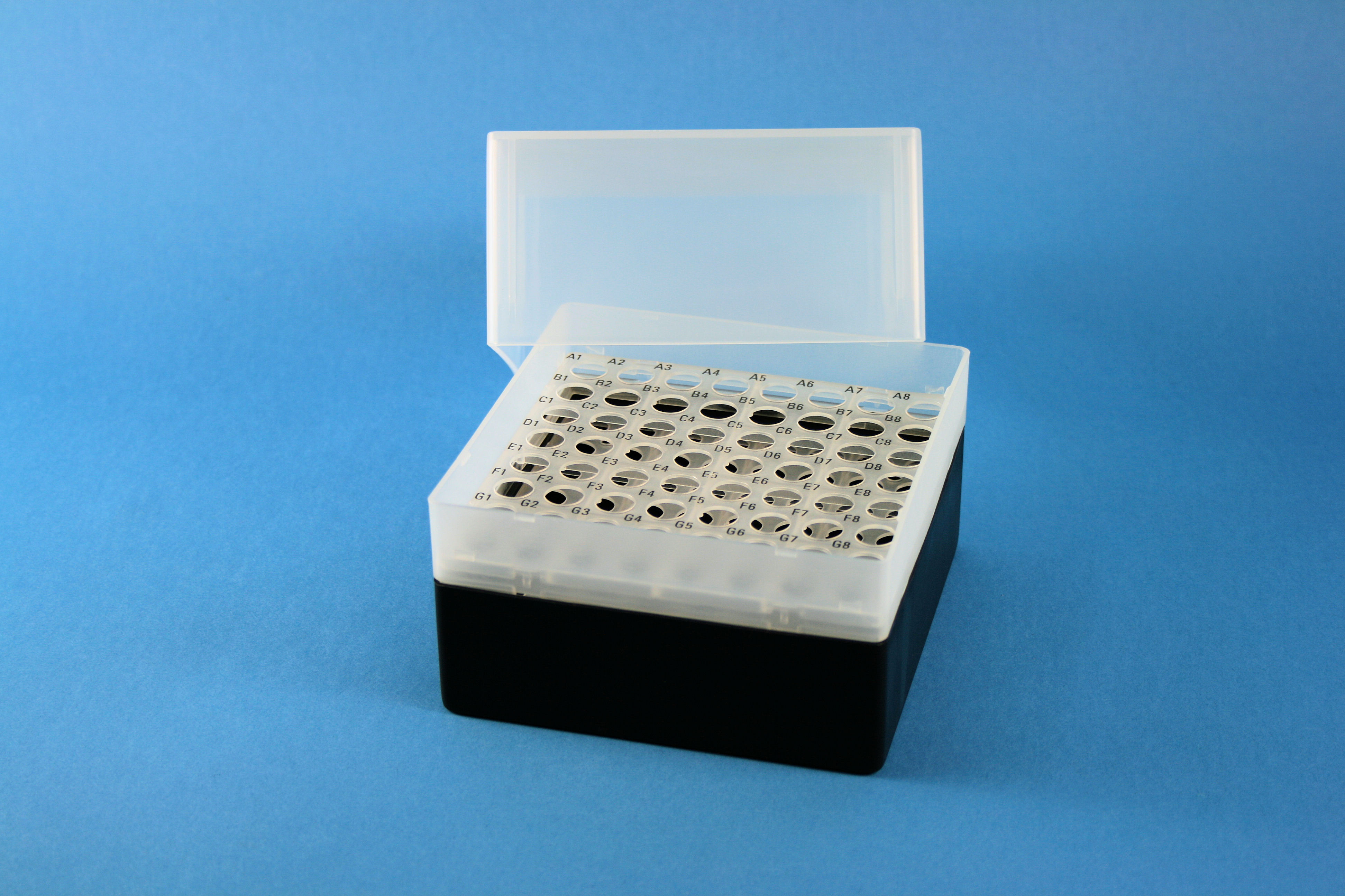 EPPi Box 122, 8x8, sort, 122mm, fast, PP, 11mm