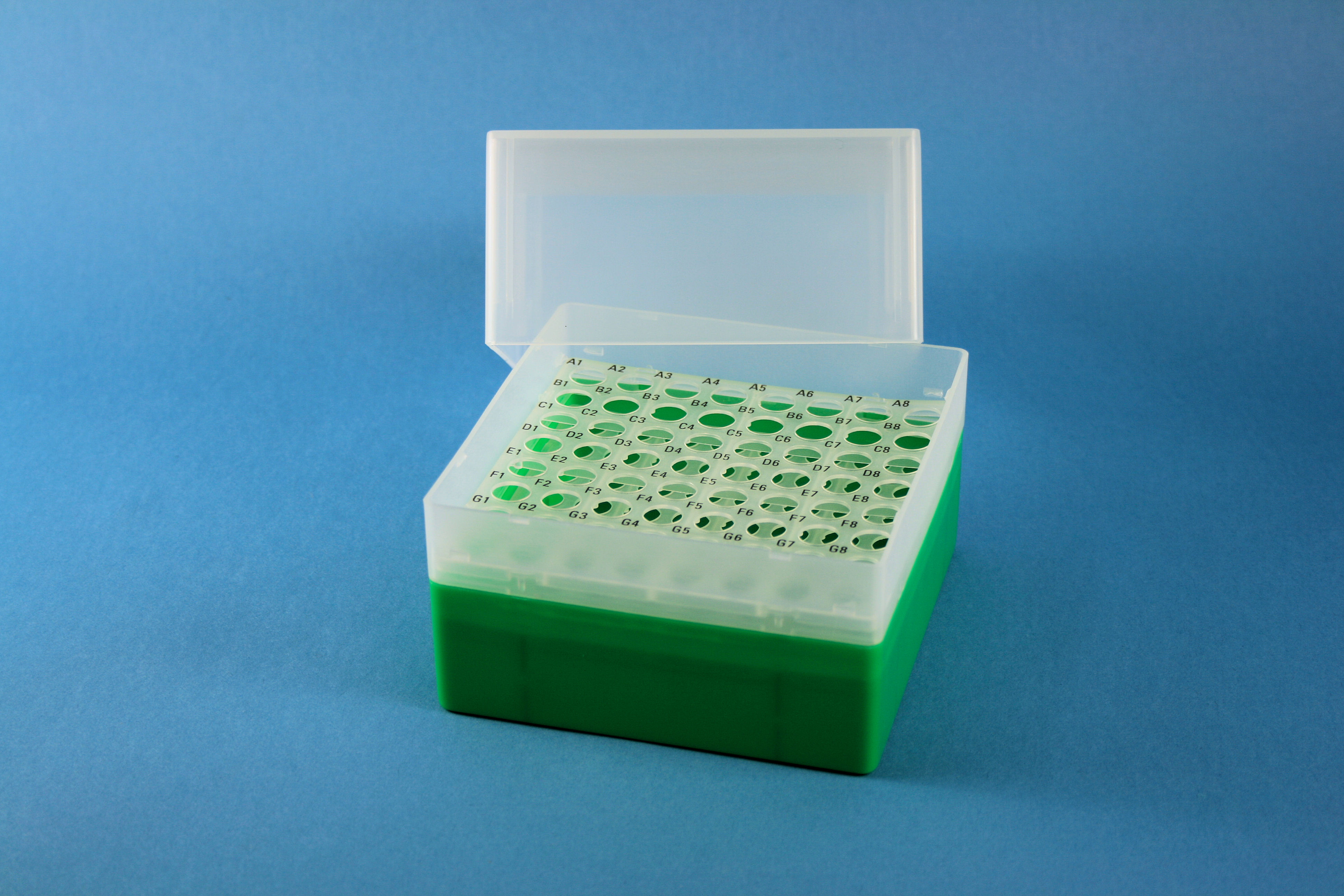 EPPi Box 122, 8x8, grøn, 122mm, fast, PP, 11mm