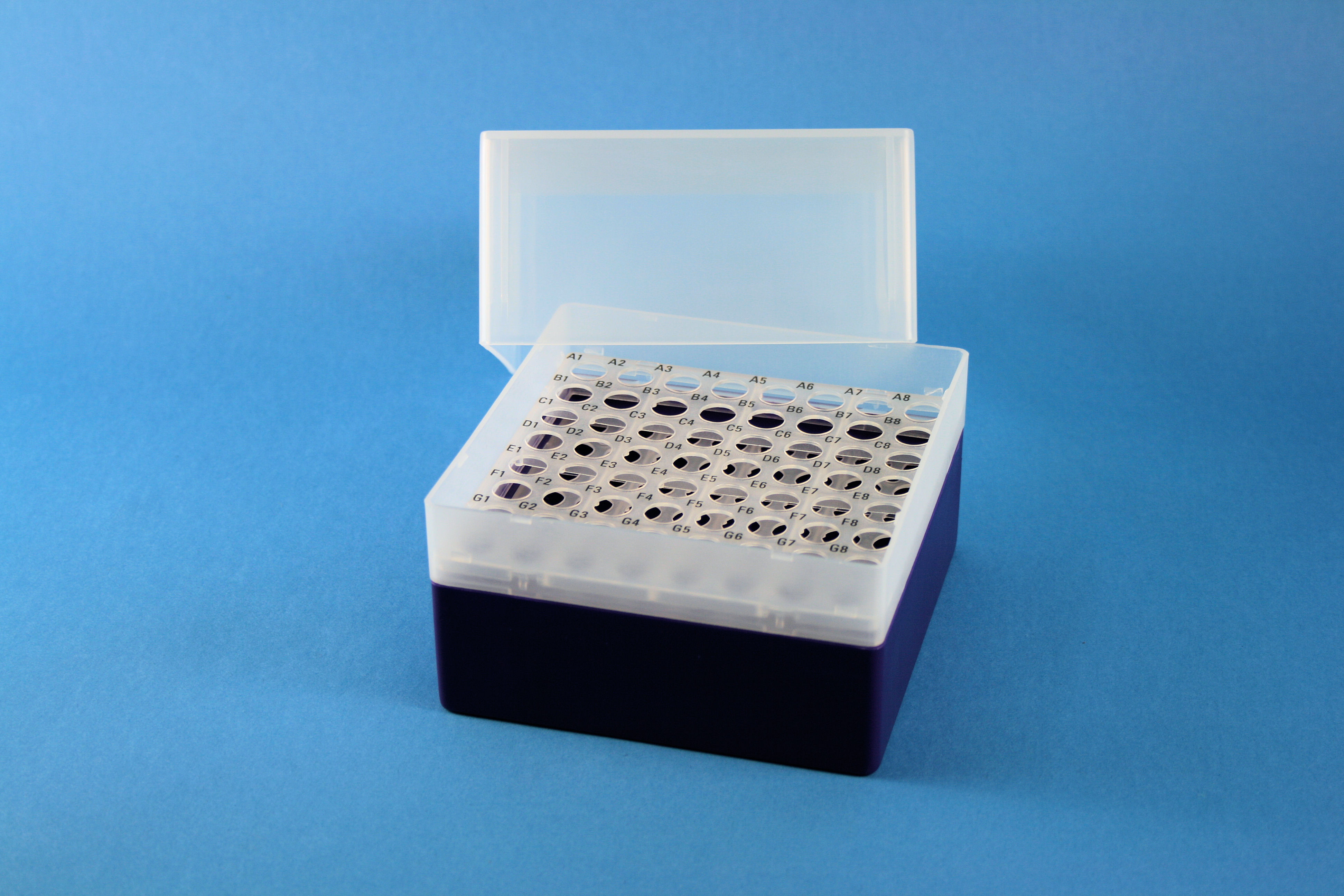 EPPi Box 122, 8x8, lilla, 122mm, fast, PP, 11mm