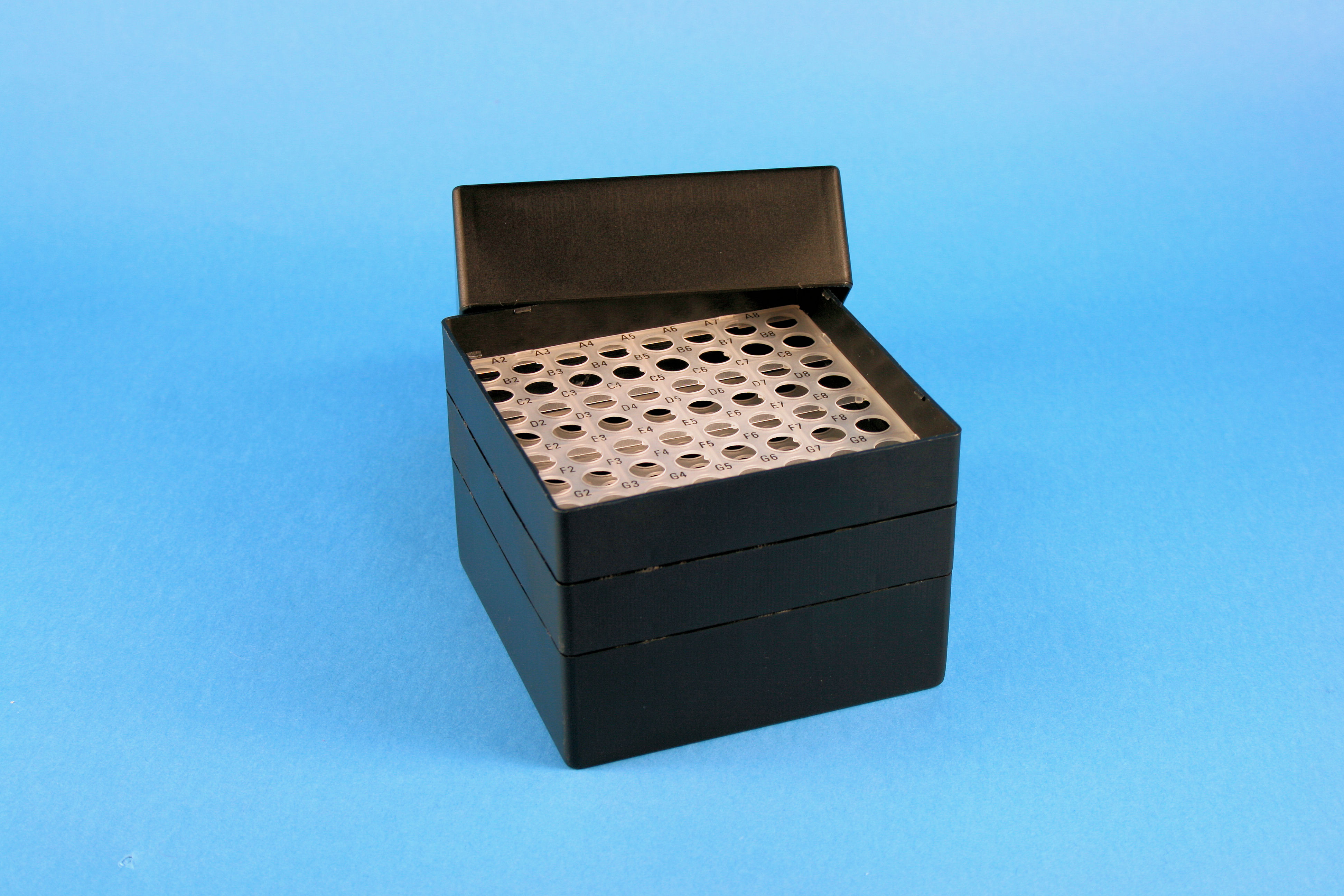 EPPi Box 128, 8x8, sort/sort, 128mm, fast, PP, 11m