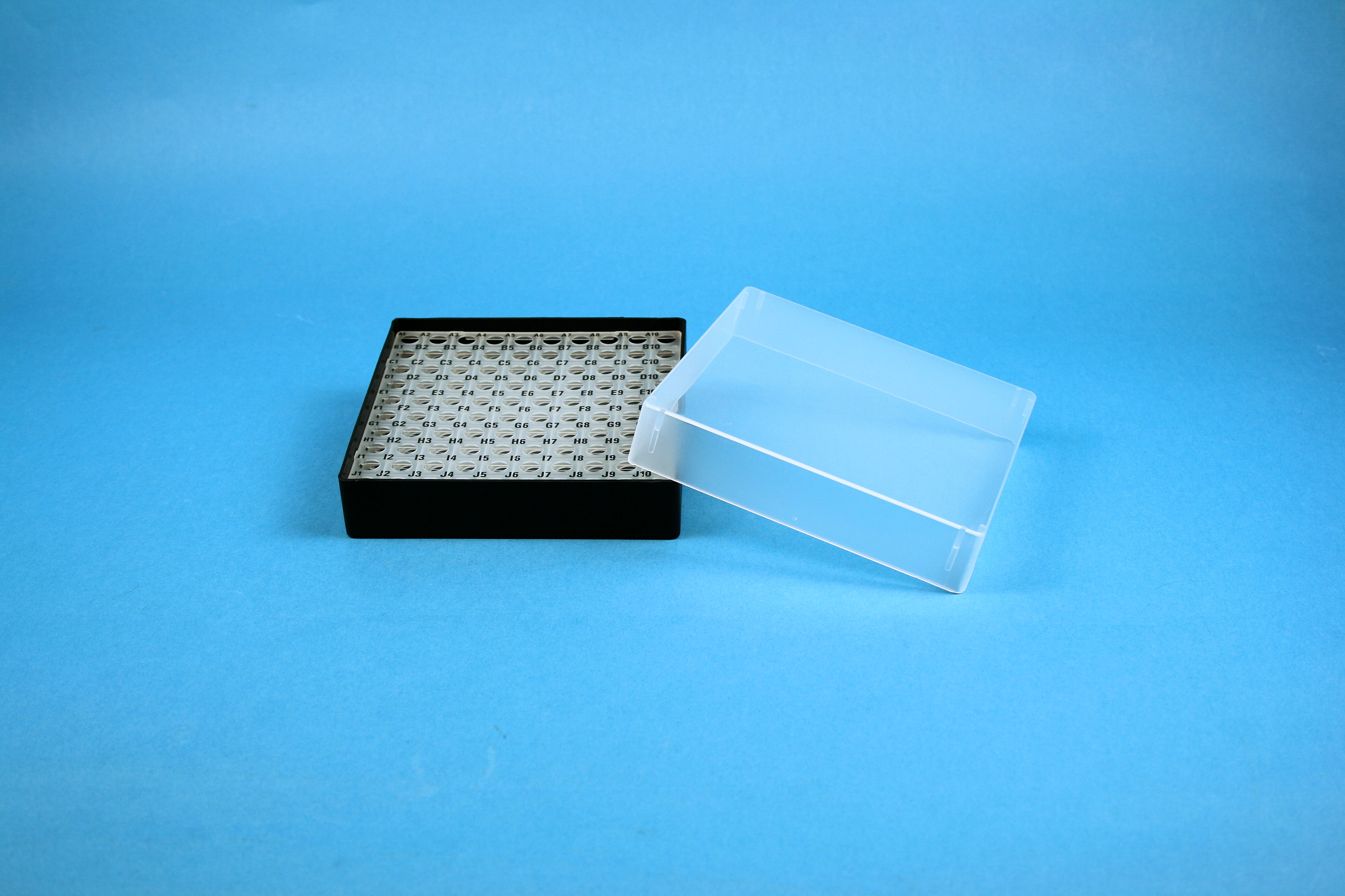 EPPi Box 37, 10x10, sort, 37mm, fast, PP, 11mm