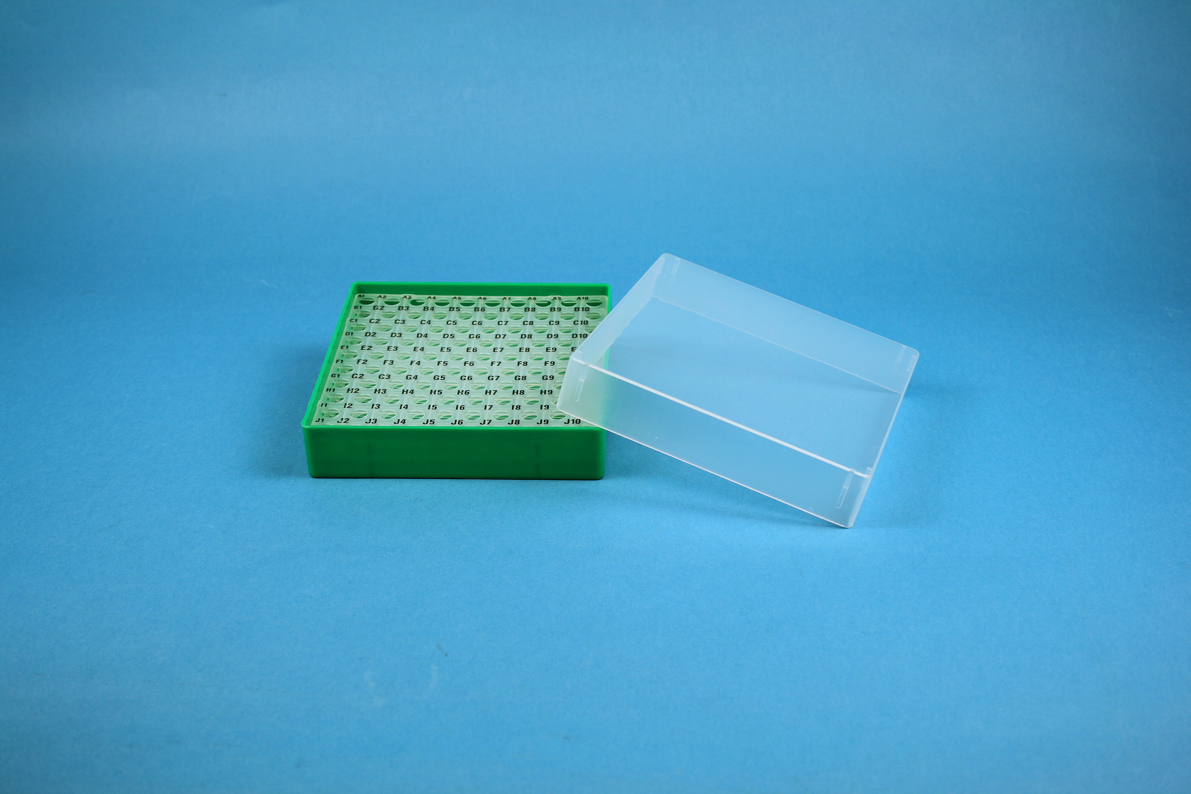 EPPi Box 37, 10x10, grøn, 37mm, fast, PP, 11mm