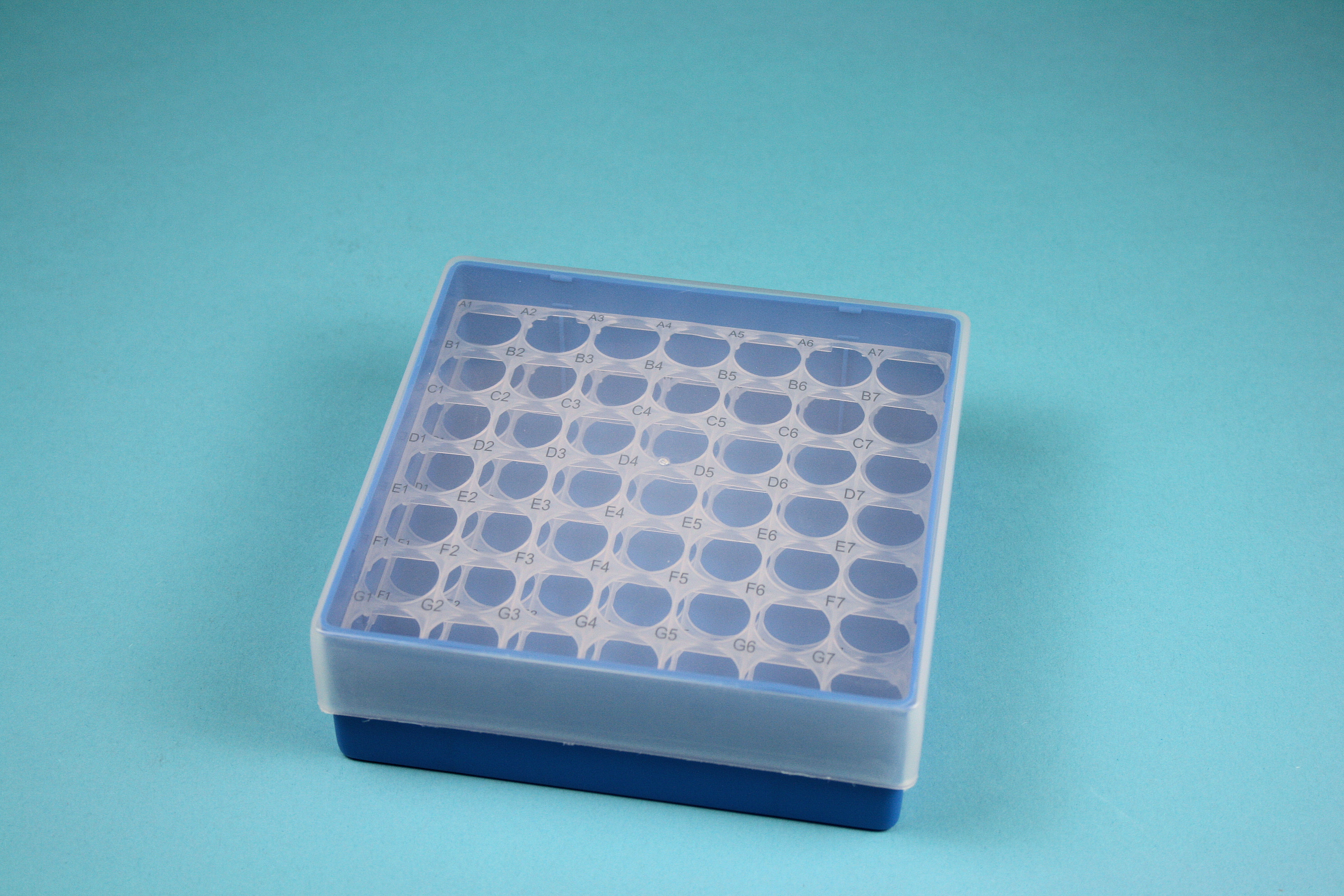 EPPi Box 45, 7x7, blå, 45-53mm, var., PP, 16,5mm