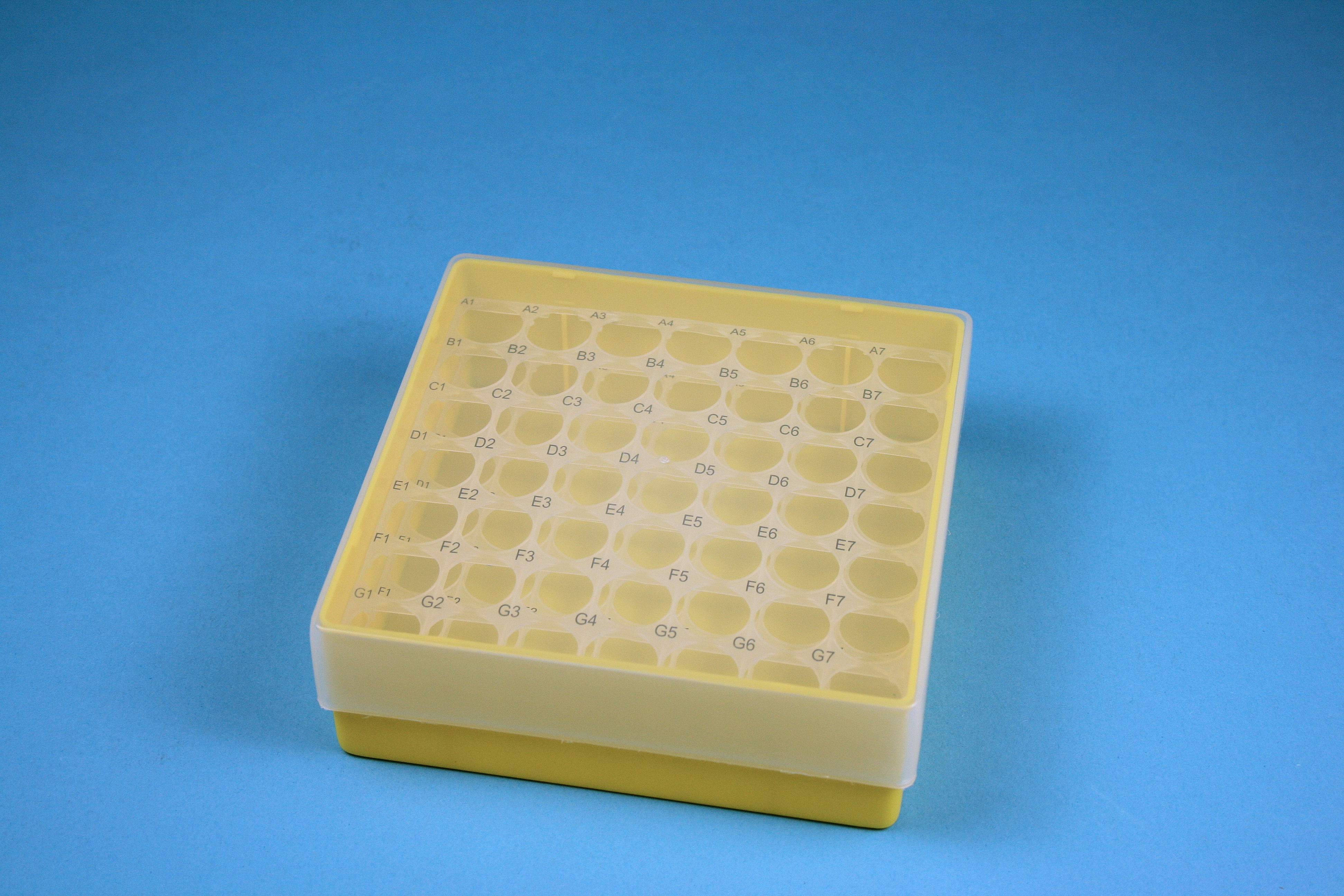 EPPi Box 45, 7x7, gul, 45-53mm, var., PP, 16,5mm