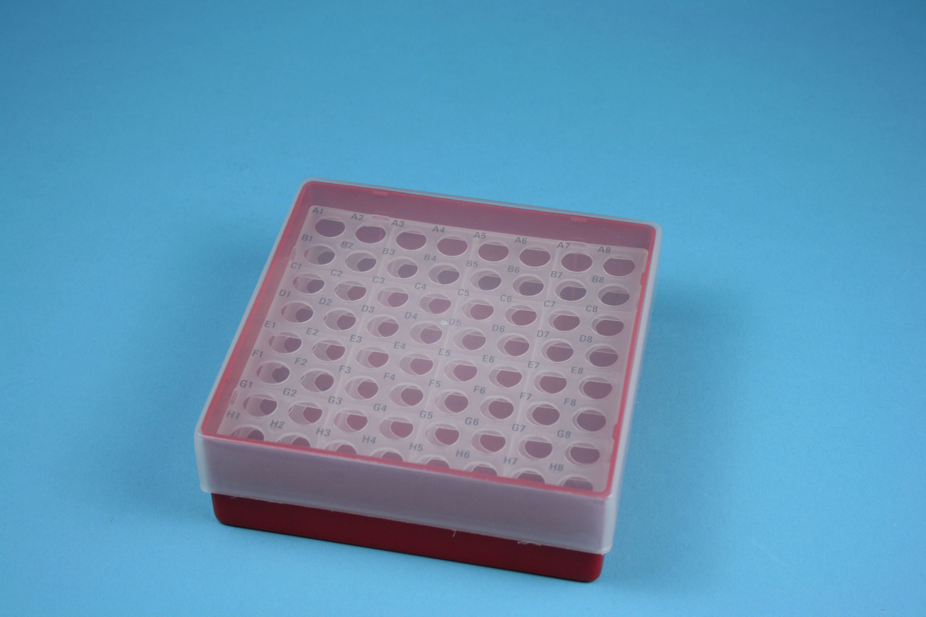 EPPi Box 45, 8x8, rød, 45-53mm, var., PP, 11mm, ID