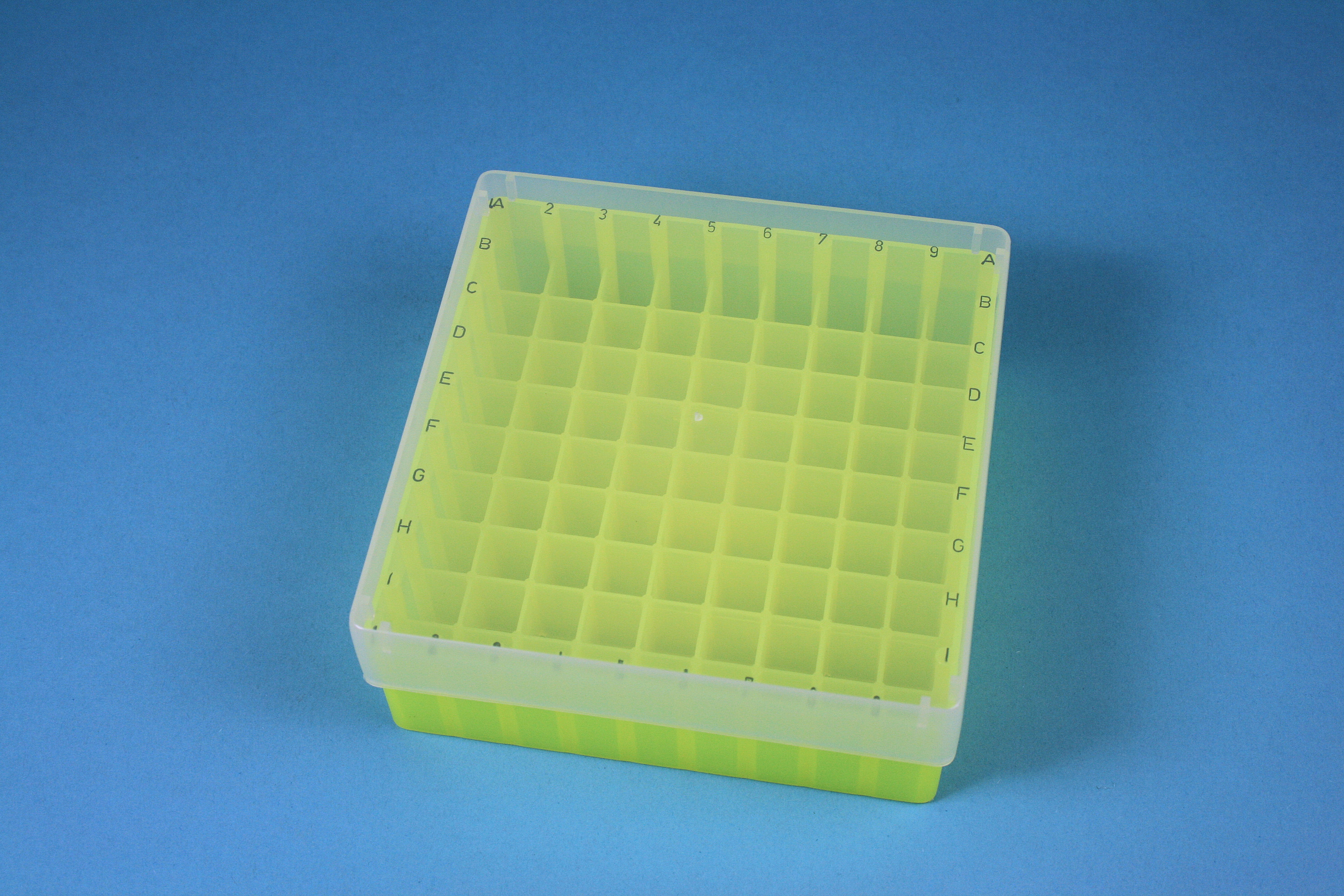 EPPi Box 50, 9x9, n-gul, 52mm, fast, PP, 12,5mm, I