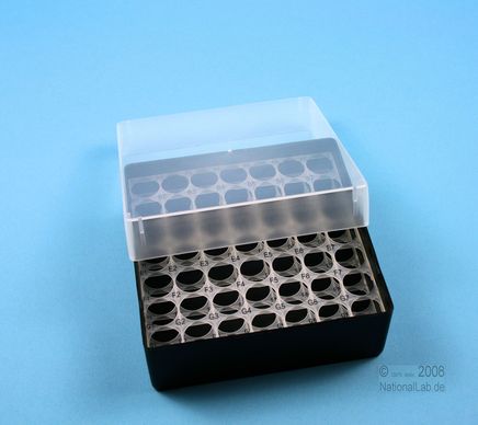 EPPi Box 50, 7x7, sort, 52mm, fast, PP, 16,5mm