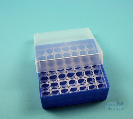 EPPi Box 50, 7x7, n-blå, 52mm, fast, PP, 16,5mm