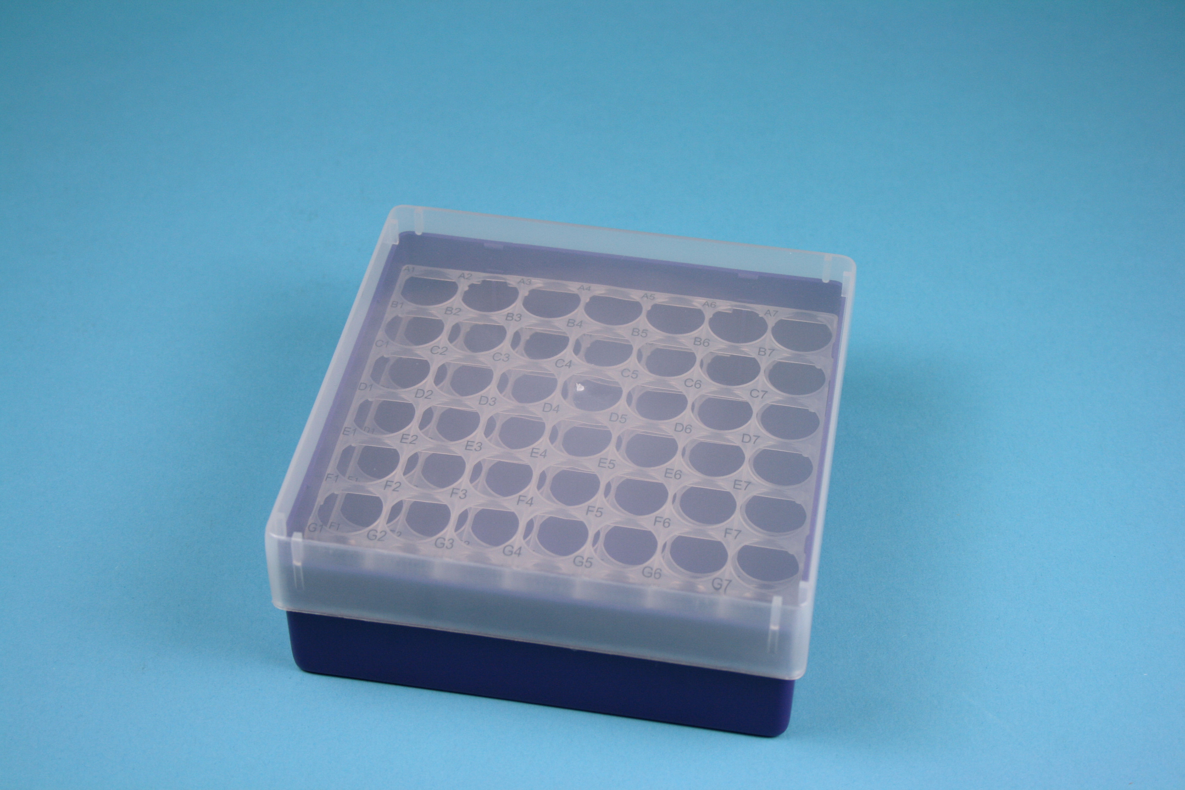 EPPi Box 50, 7x7, lilla, 52mm, fast, PP, 16,5mm