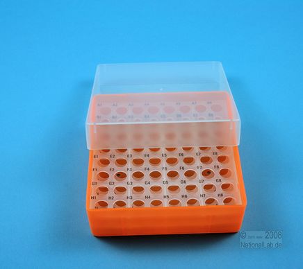 EPPi Box 50, 8x8, n-orange, 52mm, fast, PP, 11mm,