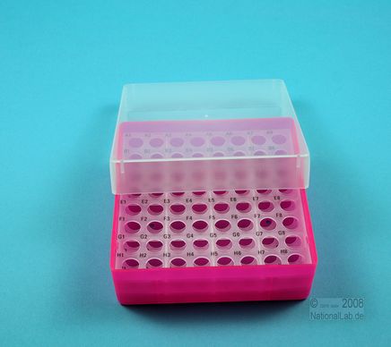 EPPi Box 50, 8x8, n-pink, 52mm, fast, PP, 11mm, ID