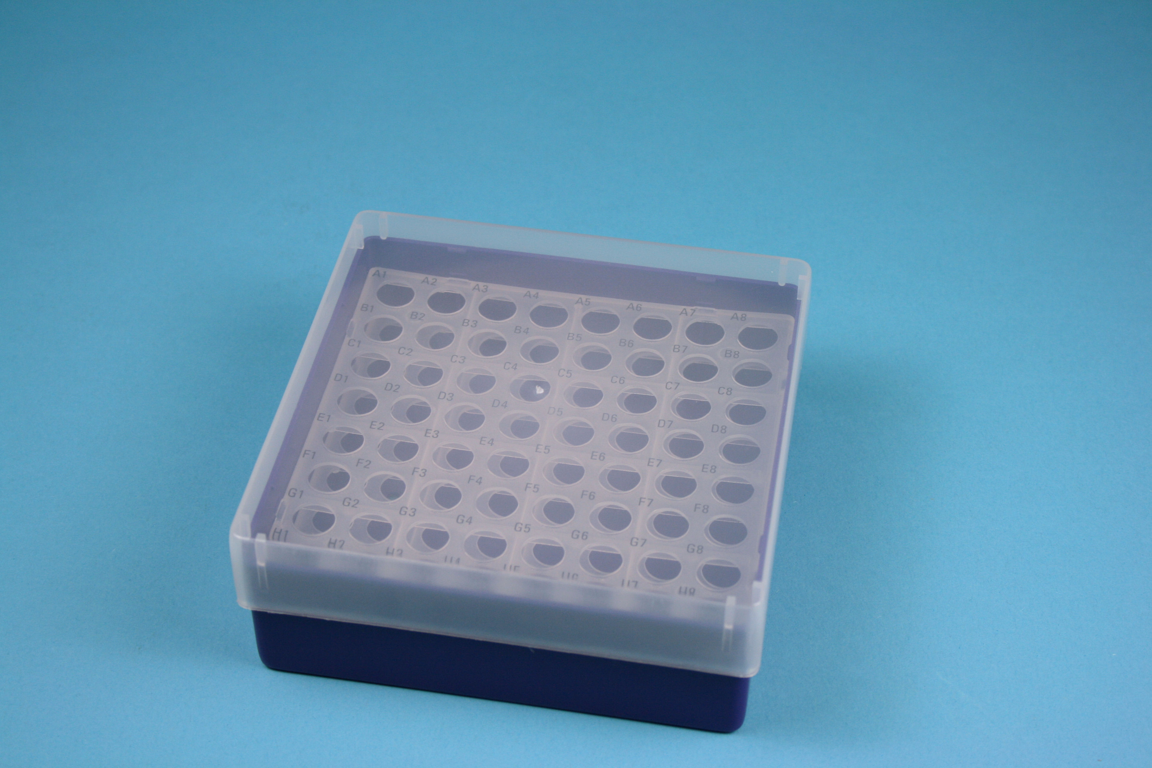 EPPi Box 50, 8x8, lilla, 52mm, fast, PP, 11mm, ID