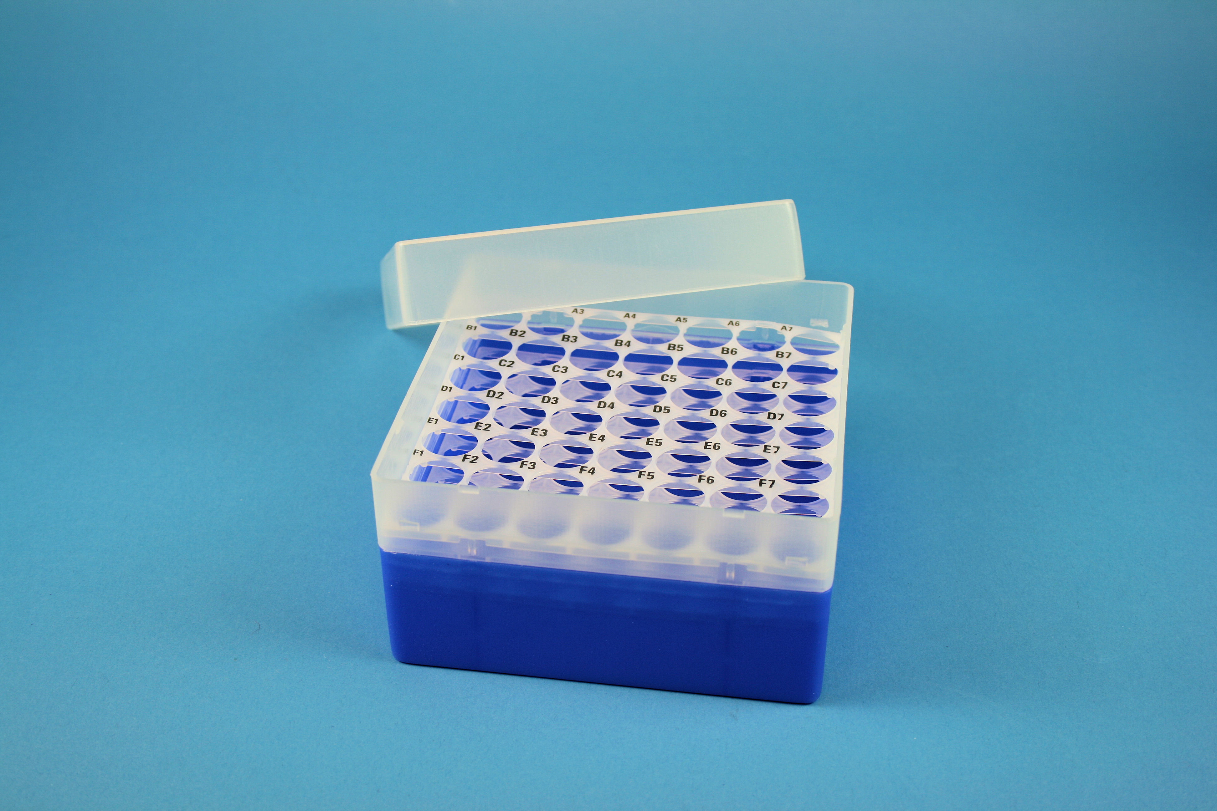 EPPi Box 70, 7x7, n-blå, 70-80mm, var., PP, 16,5mm