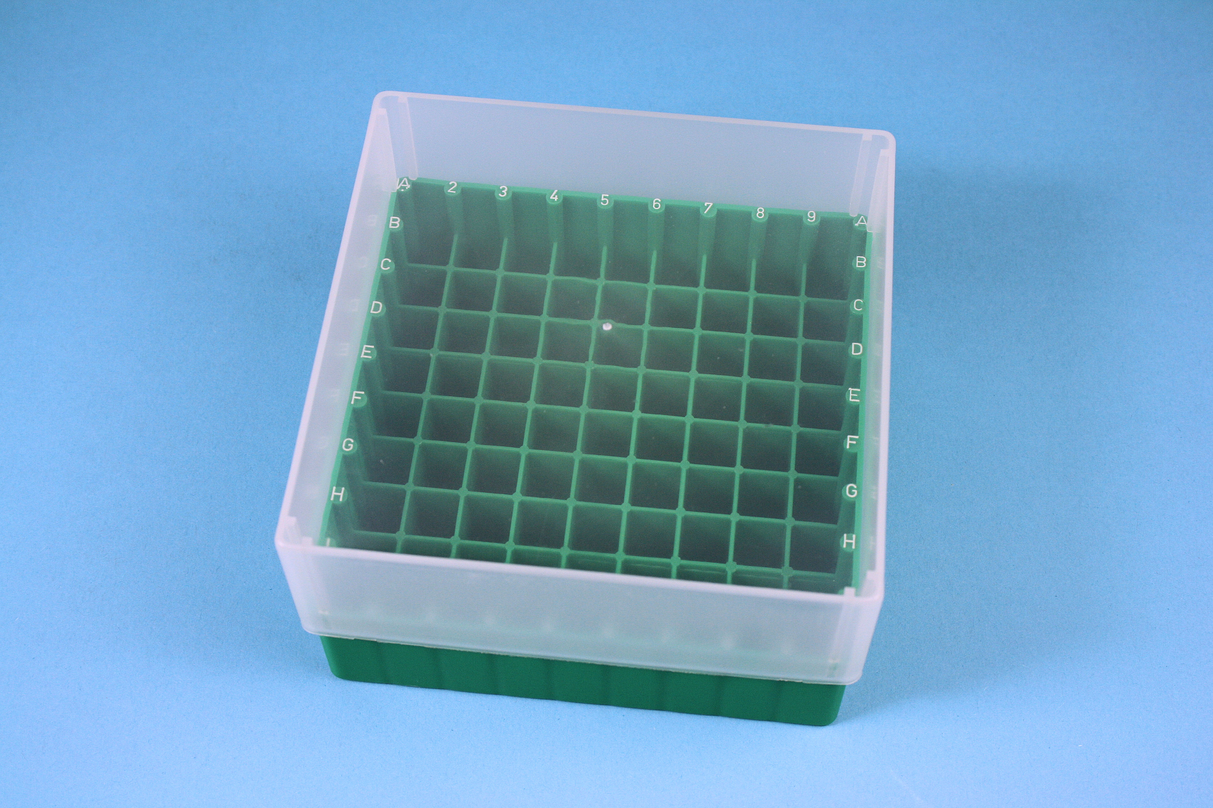 EPPi Box 75, 9x9, grøn, 75mm, fast, PP, 12,5mm, ID