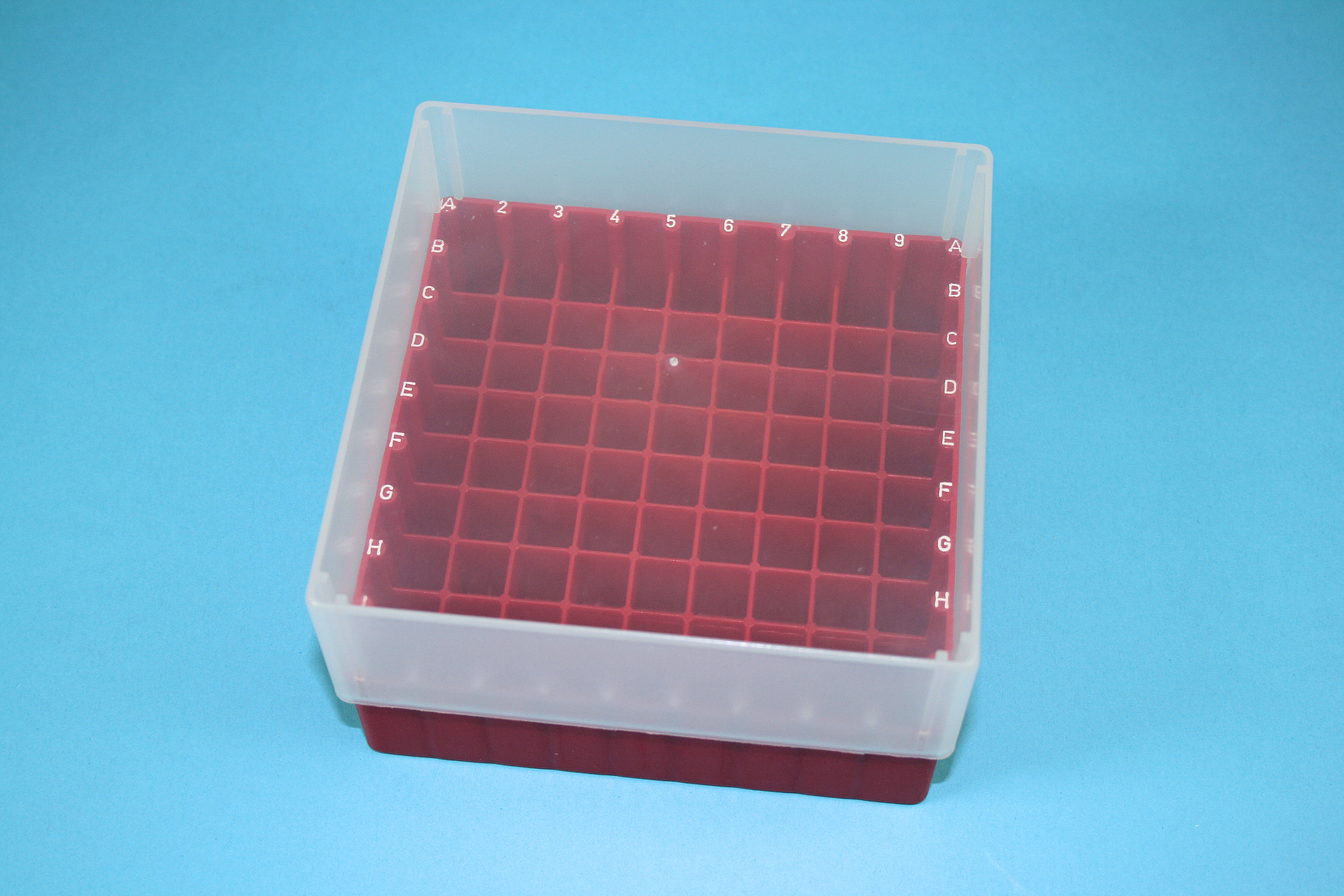 EPPi Box 75, 9x9, rød, 75mm, fast, PP, 12,5mm, ID