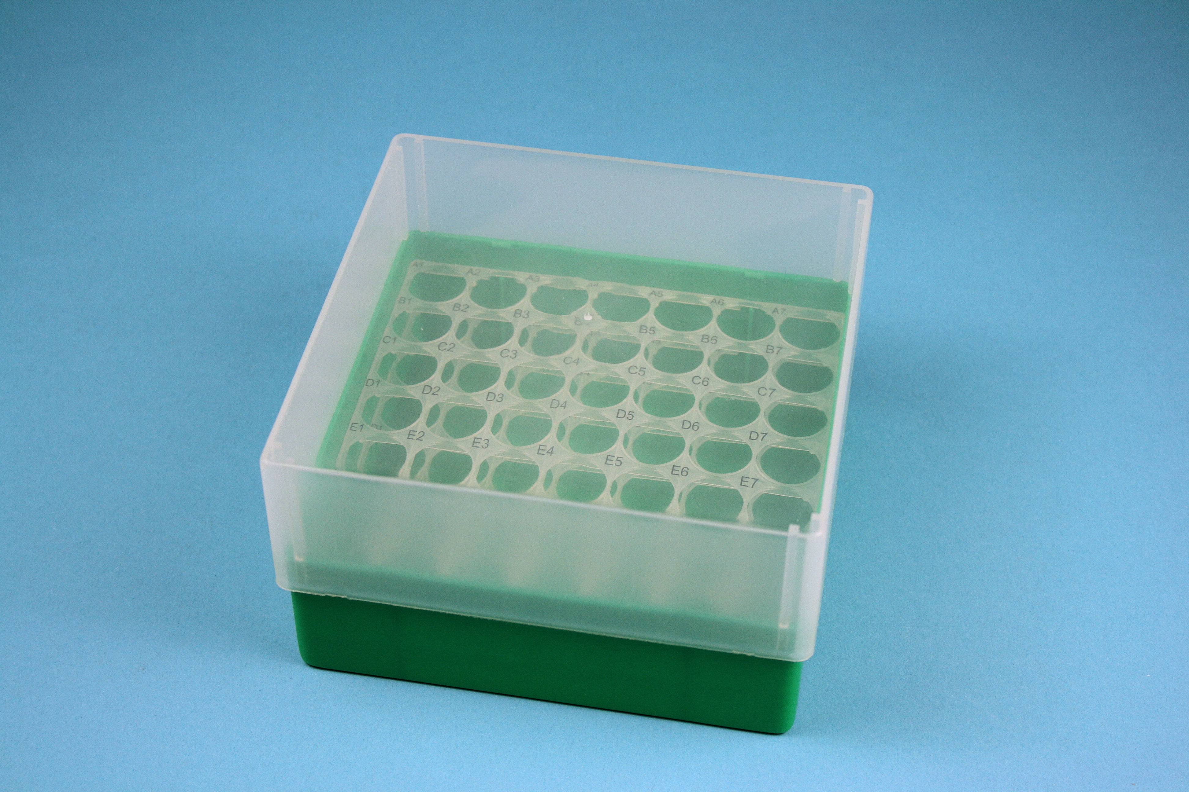 EPPi Box 75, 7x7, grøn, 75mm, fast, PP, 16,5mm