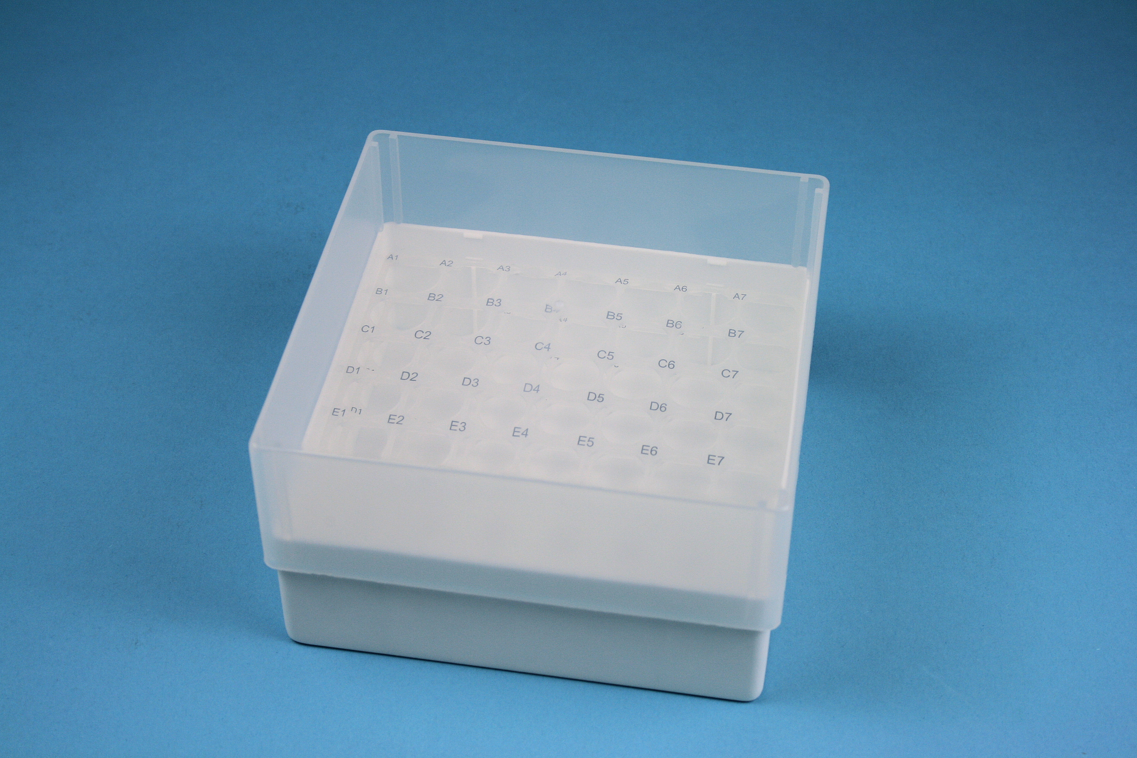 EPPi Box 75, 7x7, hvid, 75mm, fast, PP, 16,5mm