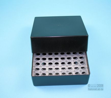 EPPi Box 75, 8x8, sort/sort, 75mm, fast, PP, 11mm