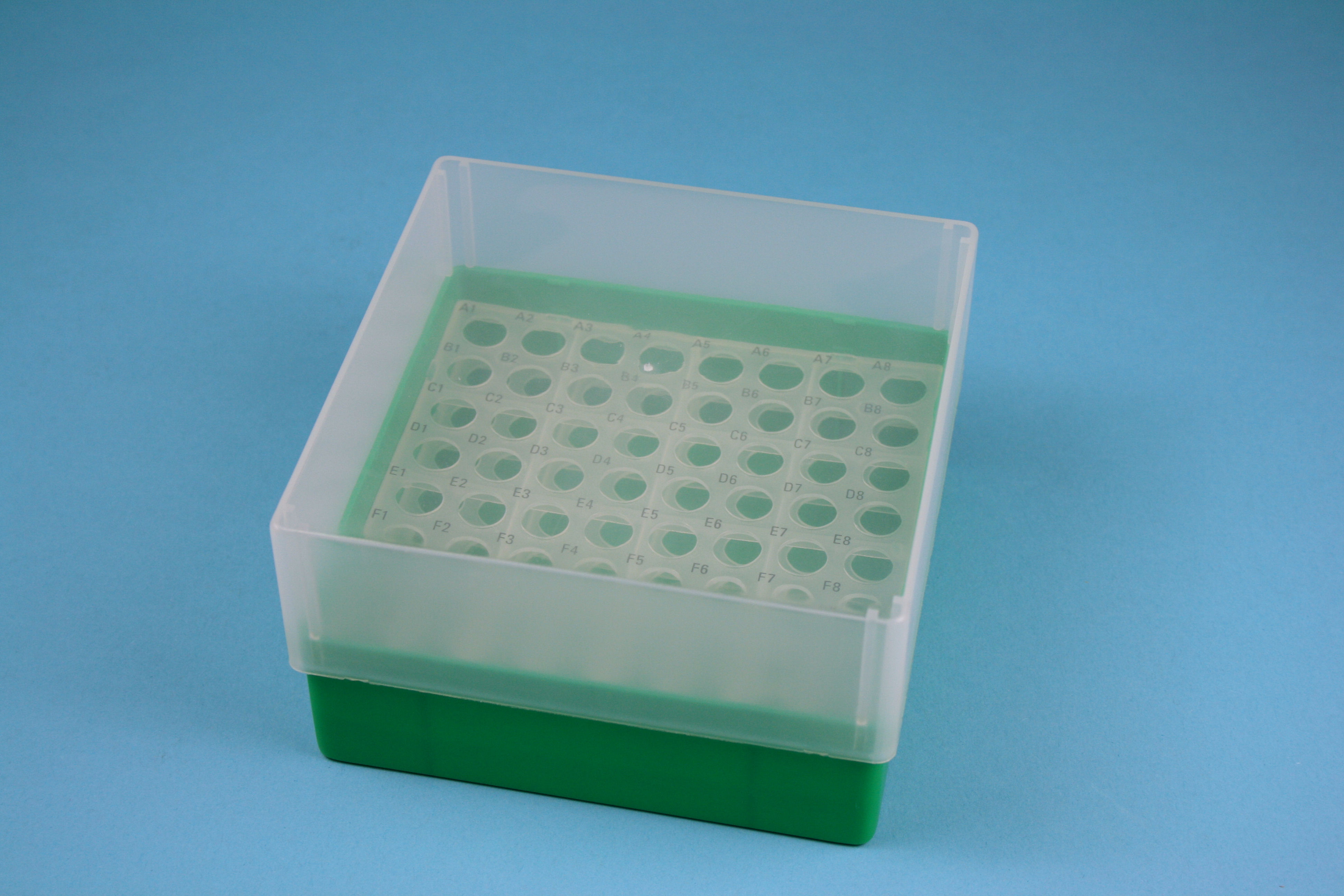 EPPi Box 75, 8x8, grøn, 75mm, fast, PP, 11mm