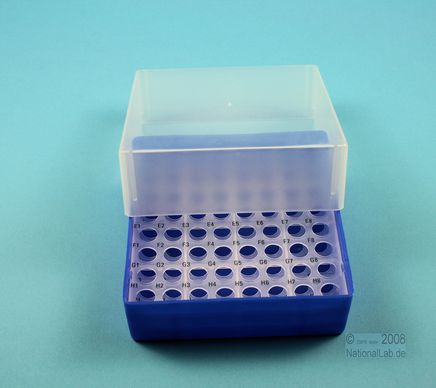 EPPi Box 75, 8x8, n-blå, 75mm, fast, PP, 11mm